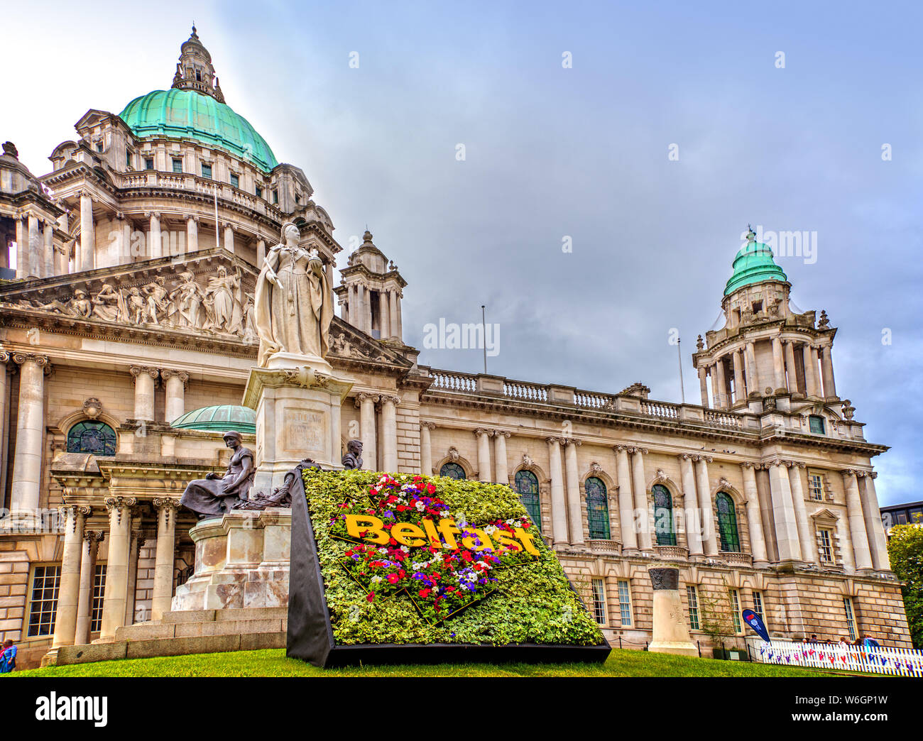 Belfast City Hall, Belfast Northern Ireland Stock Photo