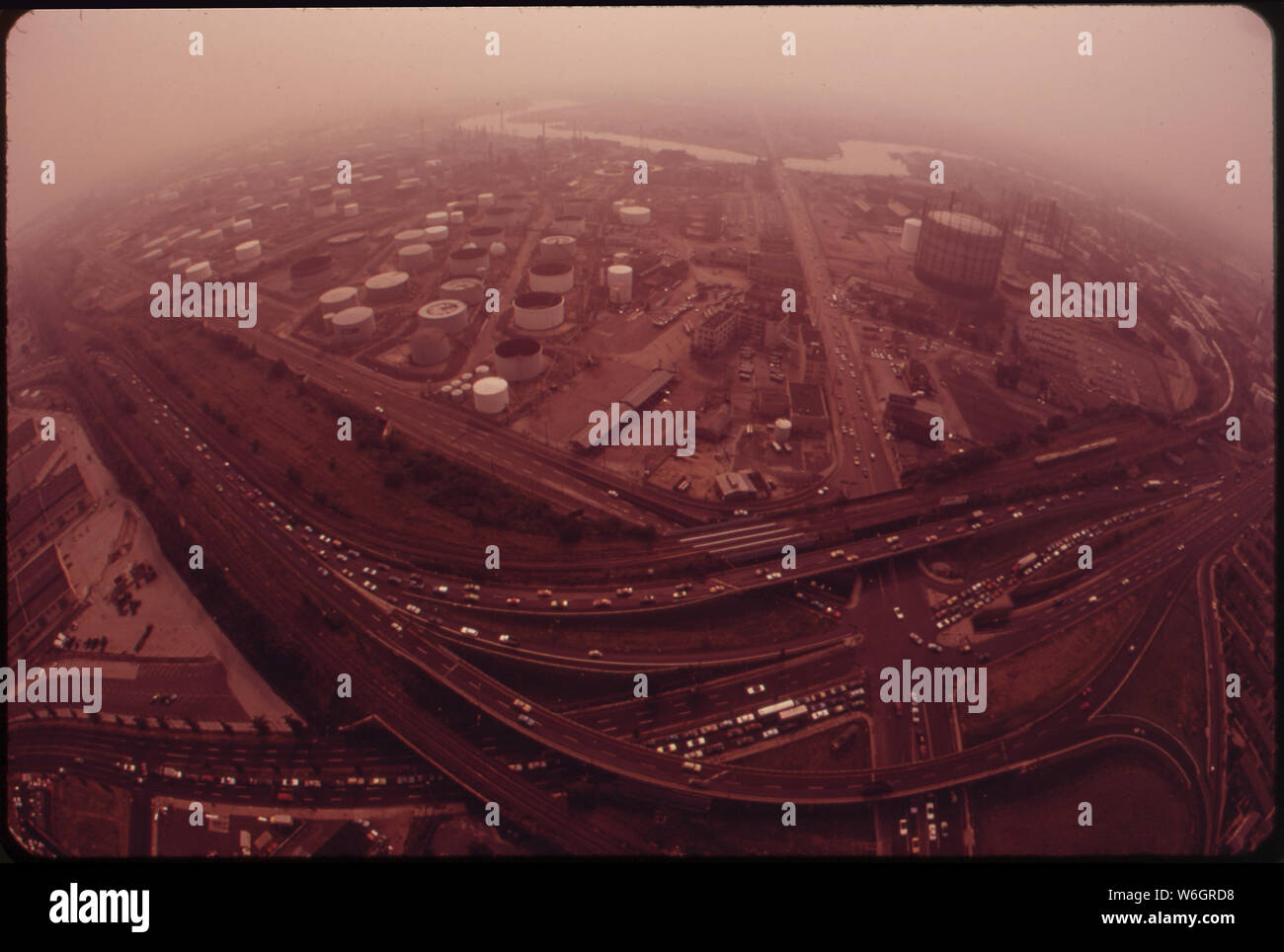 GULF AND ARCO PLANTS. SCHUYKILL EXPRESSWAY AND PENROSE AVENUE Stock