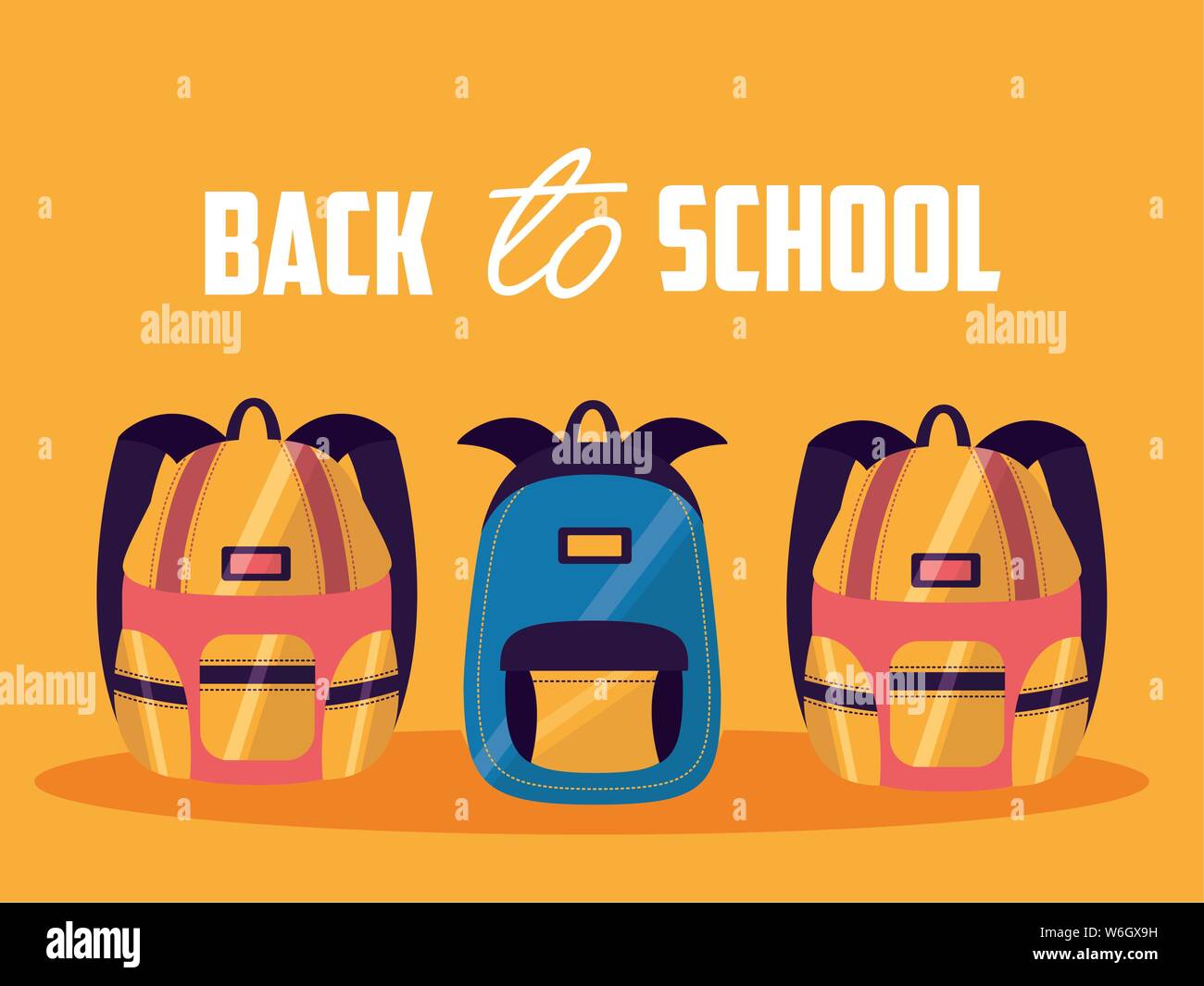 Back to school vector design Stock Vector Image & Art - Alamy
