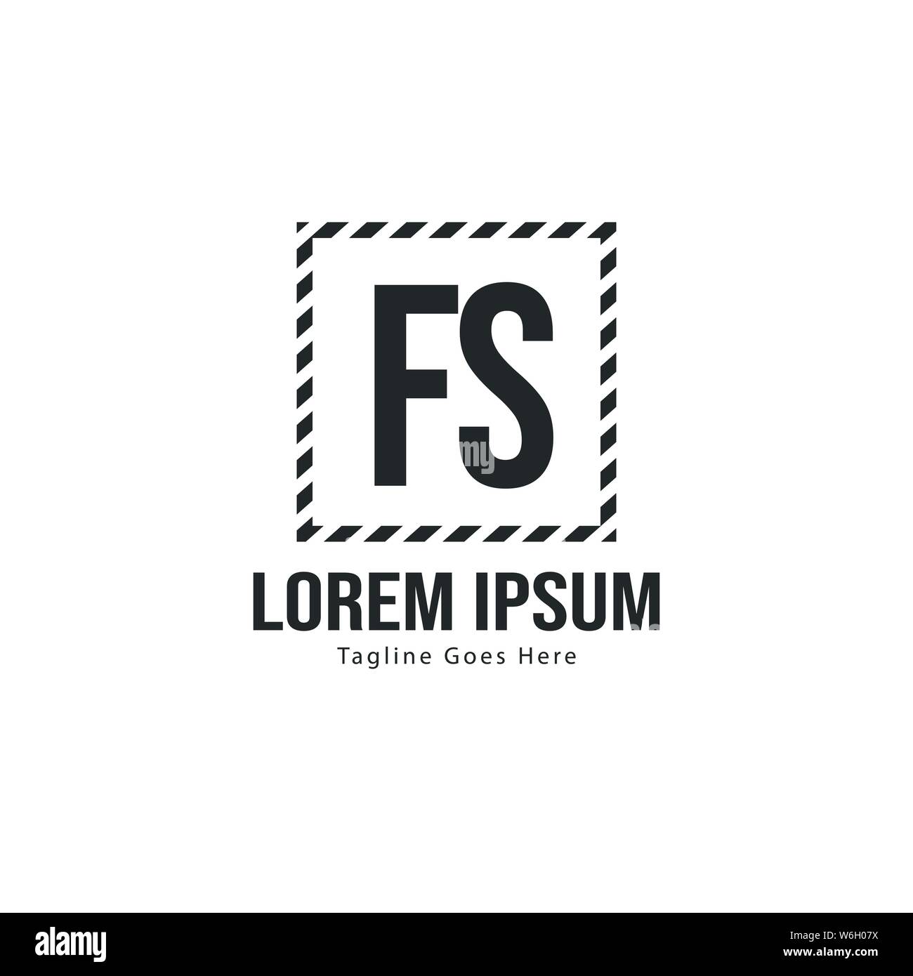 Fs square logo Black and White Stock Photos & Images - Alamy