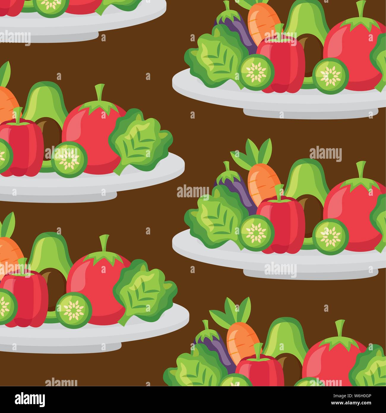 Healthy and organic food vector design Stock Vector Image & Art - Alamy