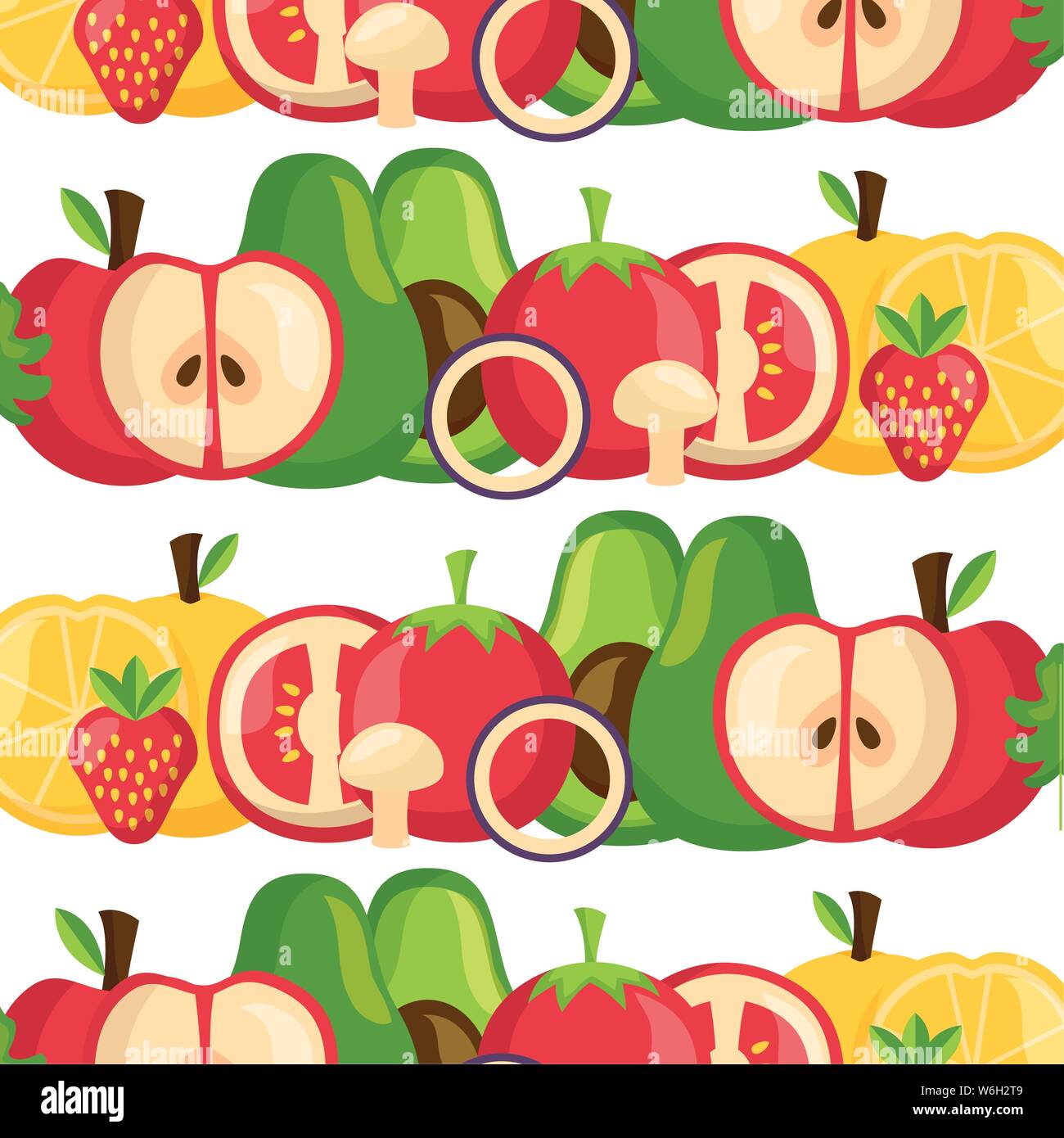 Healthy and organic food vector design Stock Vector Image & Art - Alamy