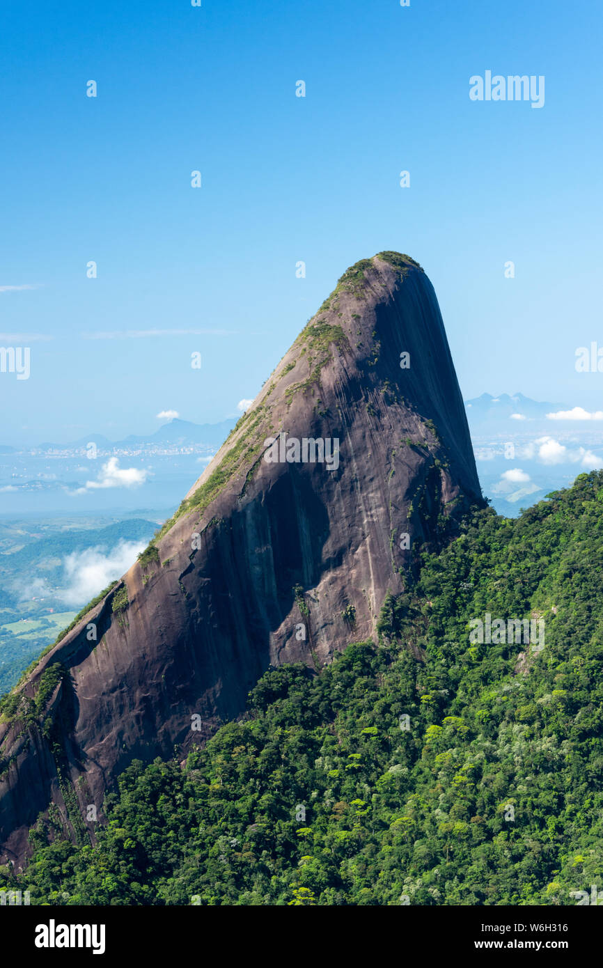Beautiful landscape of mountains with Finger's God highlighted Stock Photo