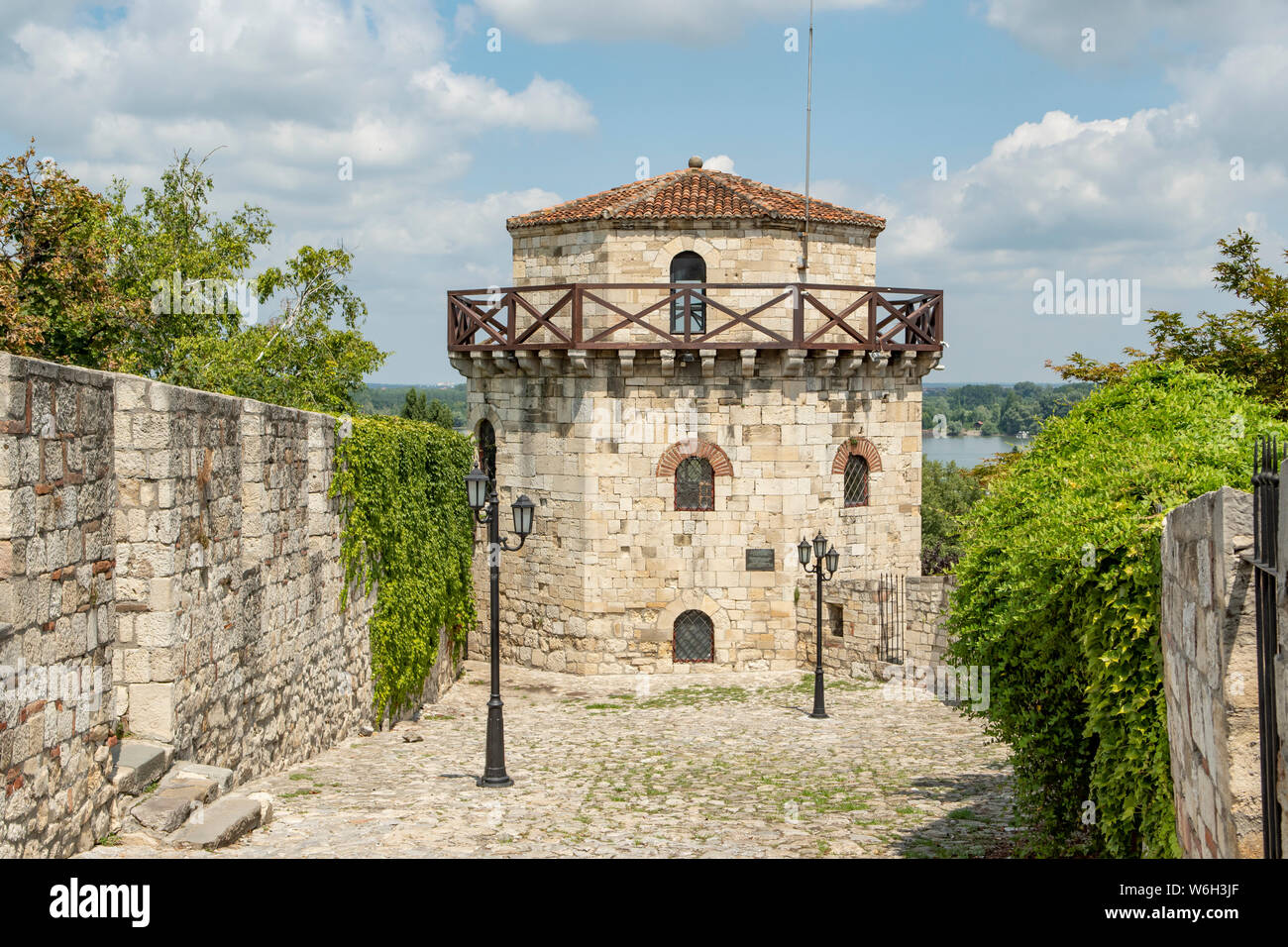 Jaksic's Tower, The Fortress, Belgrade, Serbia Stock Photo