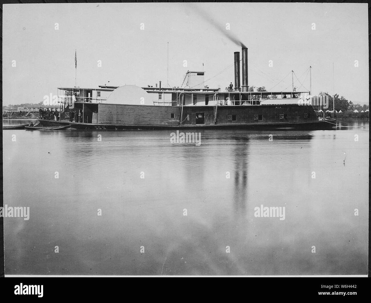 General Grant, Starboard side, on Tennessee River, 1864; Scope and 