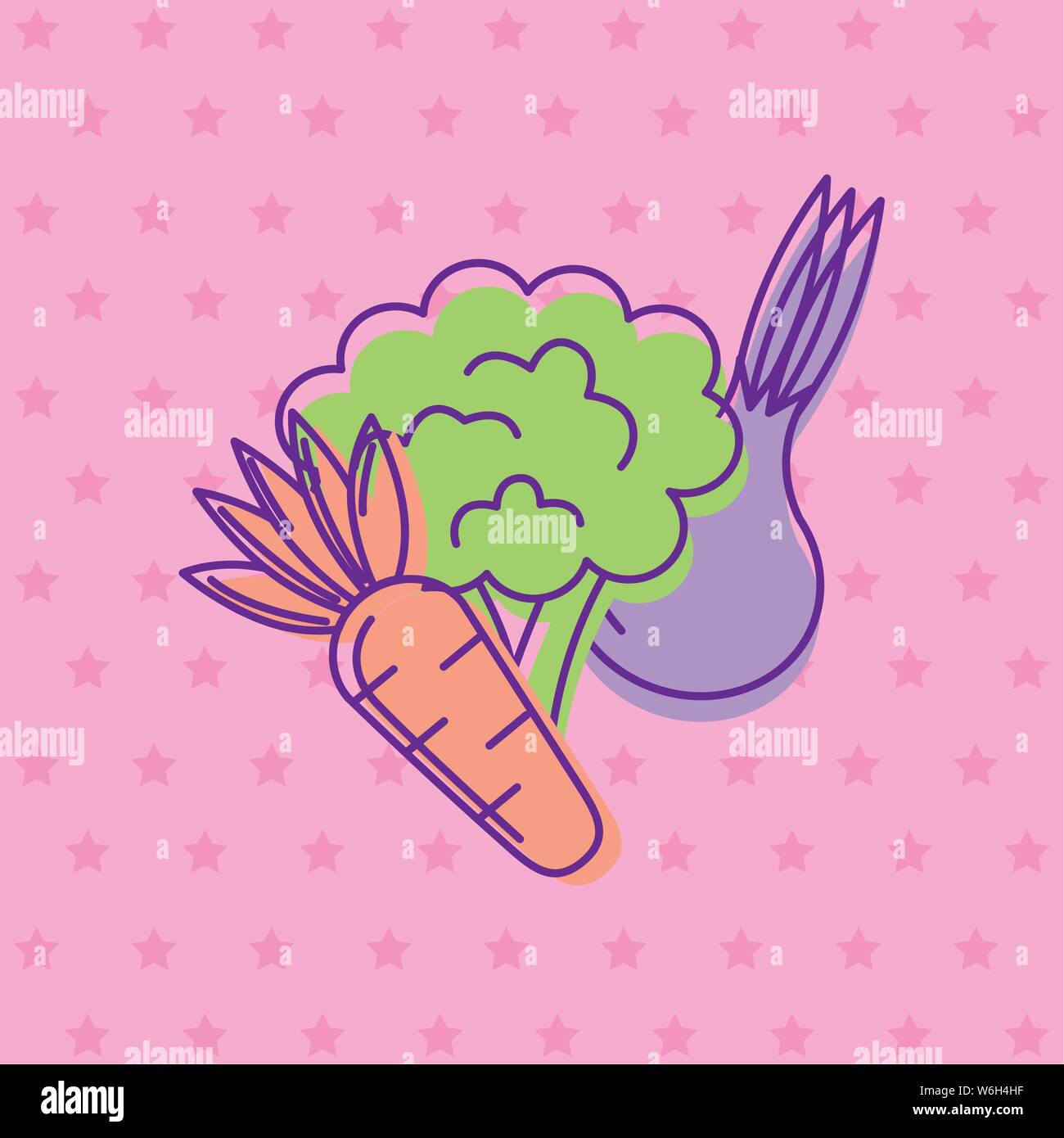 Healthy and organic food design Stock Vector Image & Art - Alamy