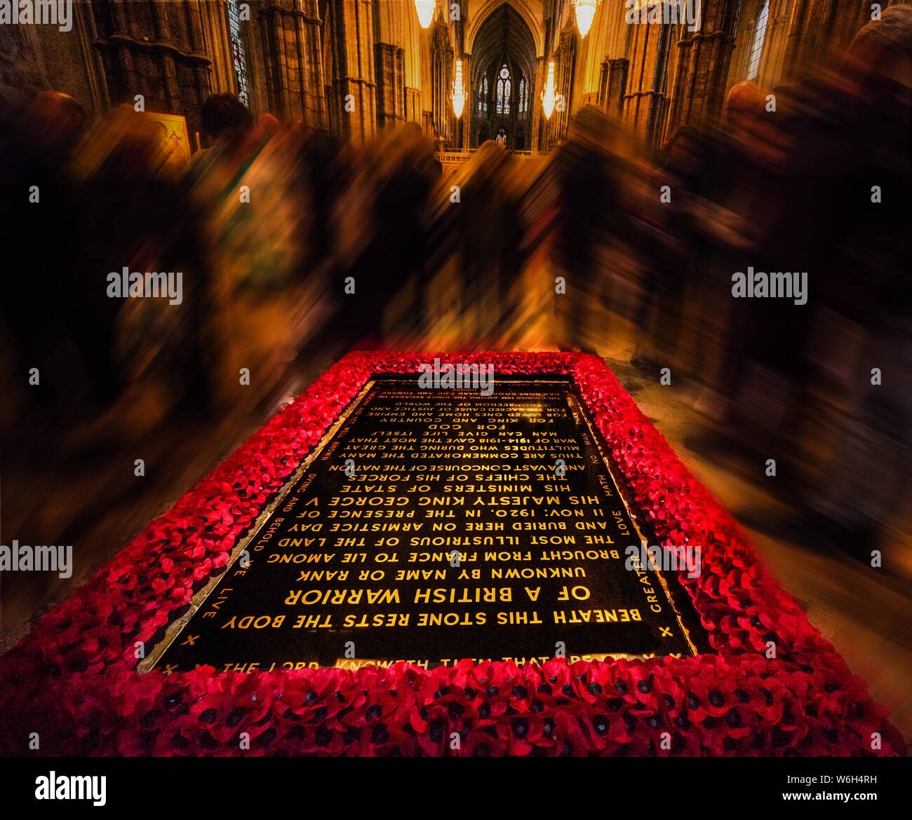The Grave of the unknown warrior in London England Stock Photo