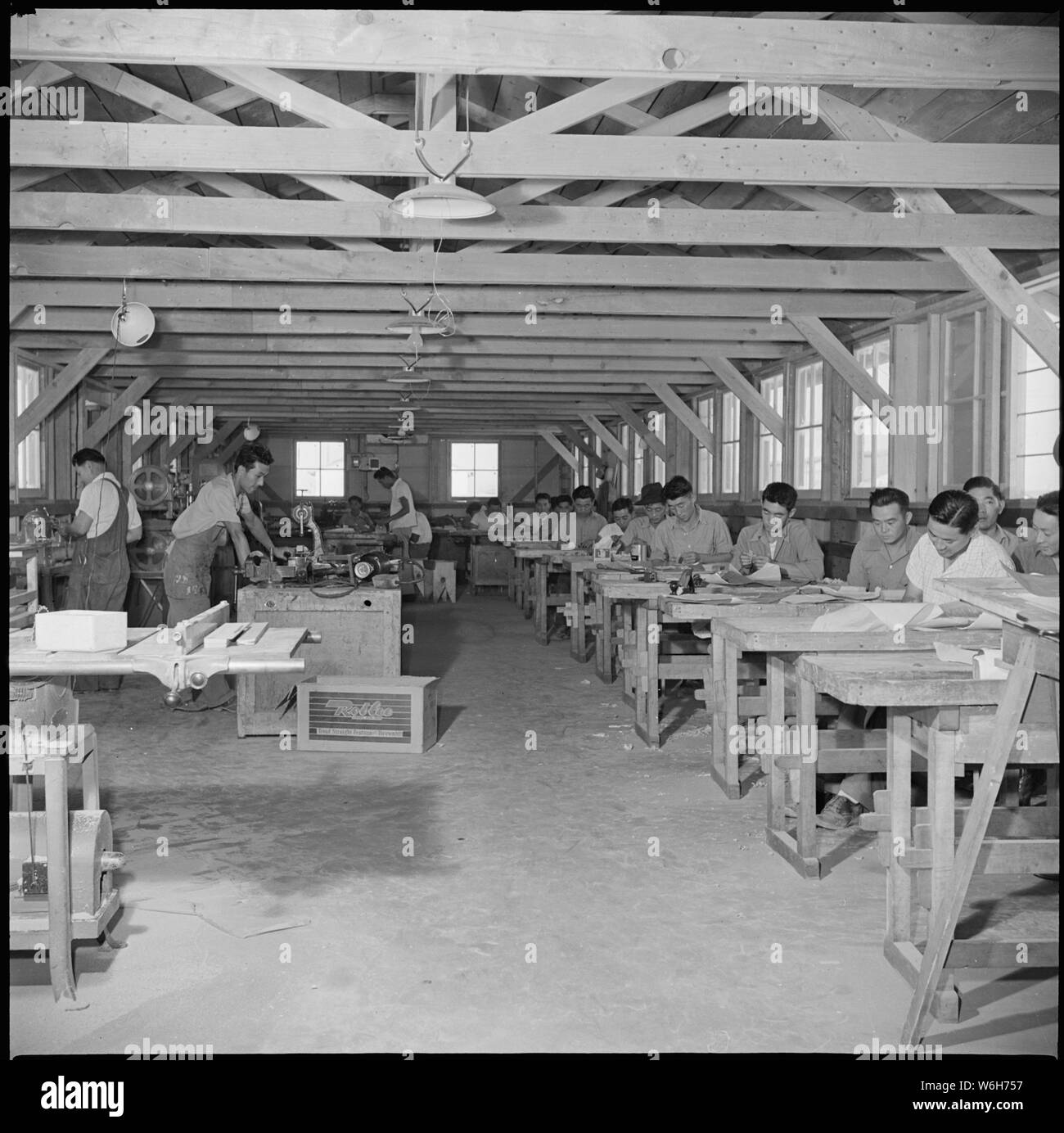 Gila River Relocation Center, Rivers, Arizona. A general view of the