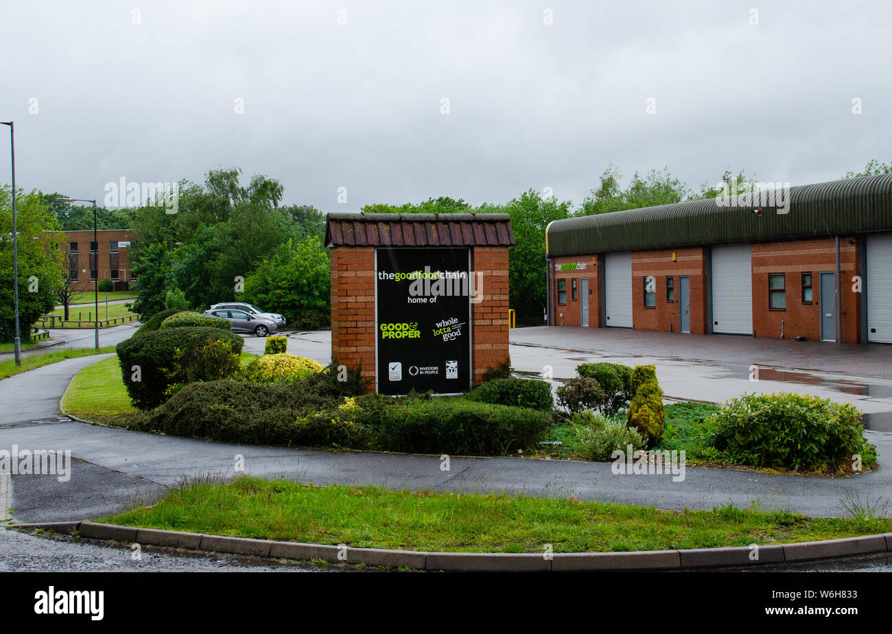 Closed the good food chain production and empty parking the location