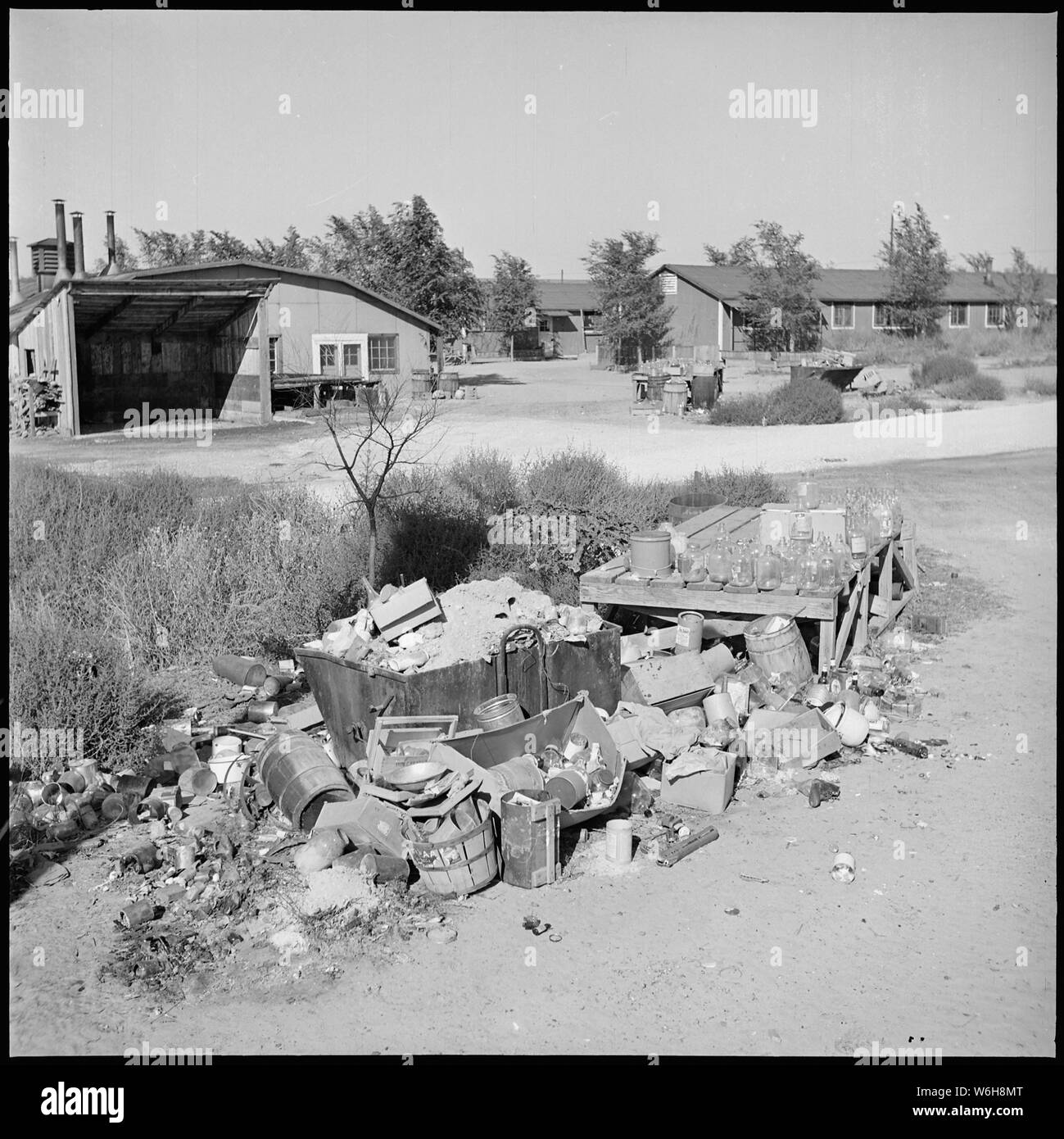 Colorado a section of the amache relocation center at granada hires