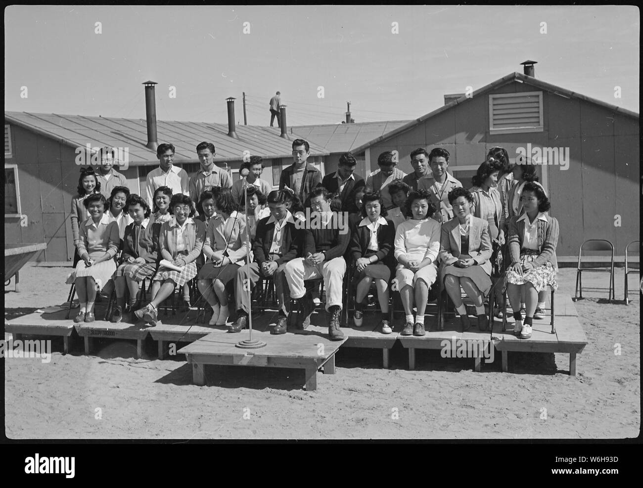 Granada Relocation Center, Amache, Colorado. Amache high school