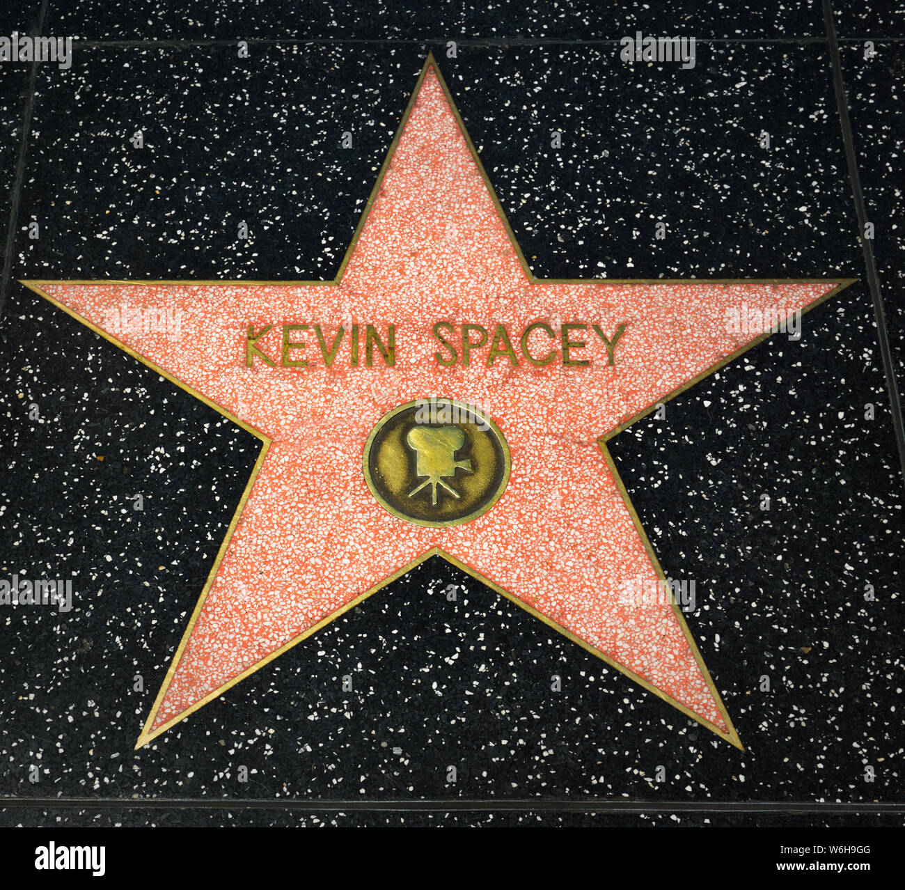 Celebrity Star on the Hollywood Walk of Fame Stock Photo - Alamy