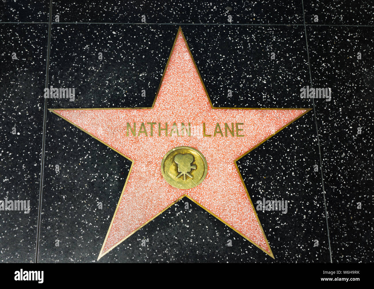 Celebrity Star on the Hollywood Walk of Fame Stock Photo - Alamy