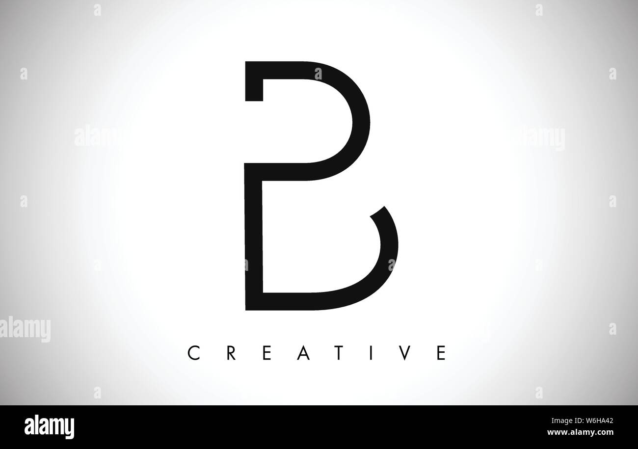 B Letter Modern Trendy Design Logo. Letter B Icon Logo with Monogram ...