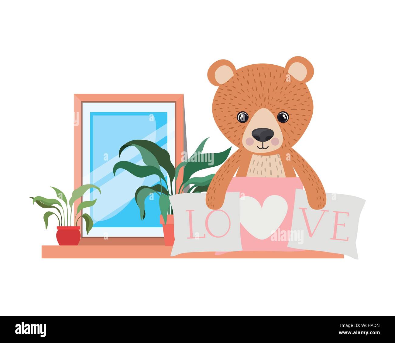 Isolated teddy bear vector design Stock Vector Image & Art - Alamy