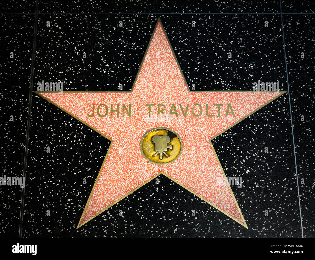 Celebrity Star on the Hollywood Walk of Fame Stock Photo - Alamy