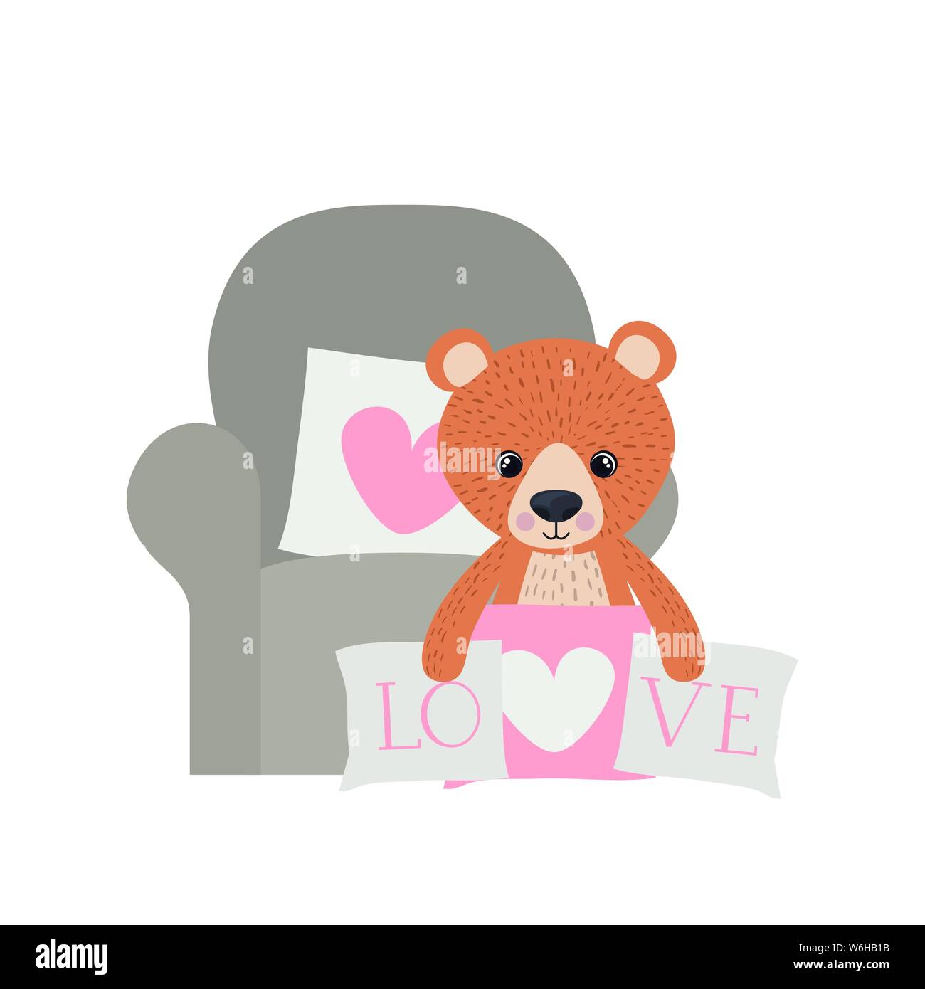 Isolated teddy bear vector design Stock Vector Image & Art - Alamy