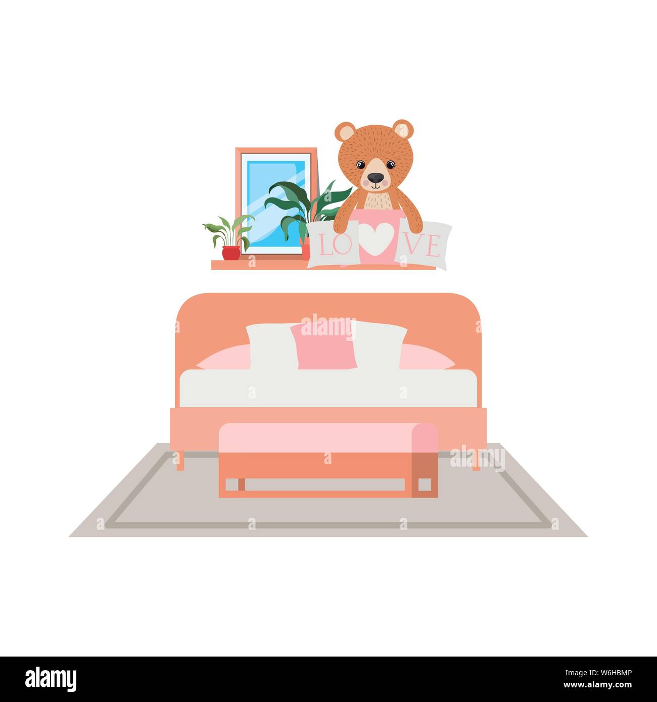 Isolated teddy bear vector design Stock Vector Image & Art - Alamy