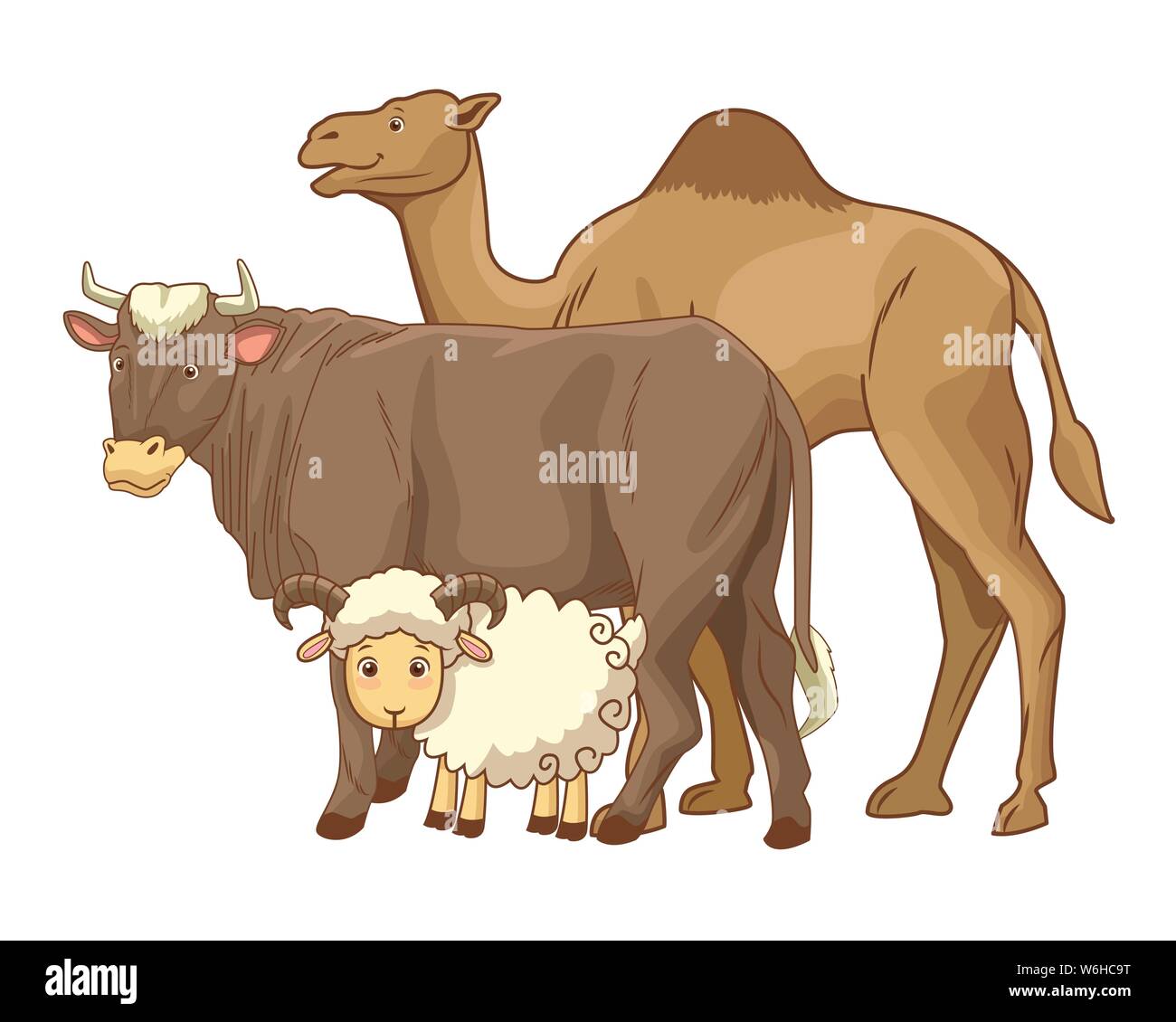 cow and goat