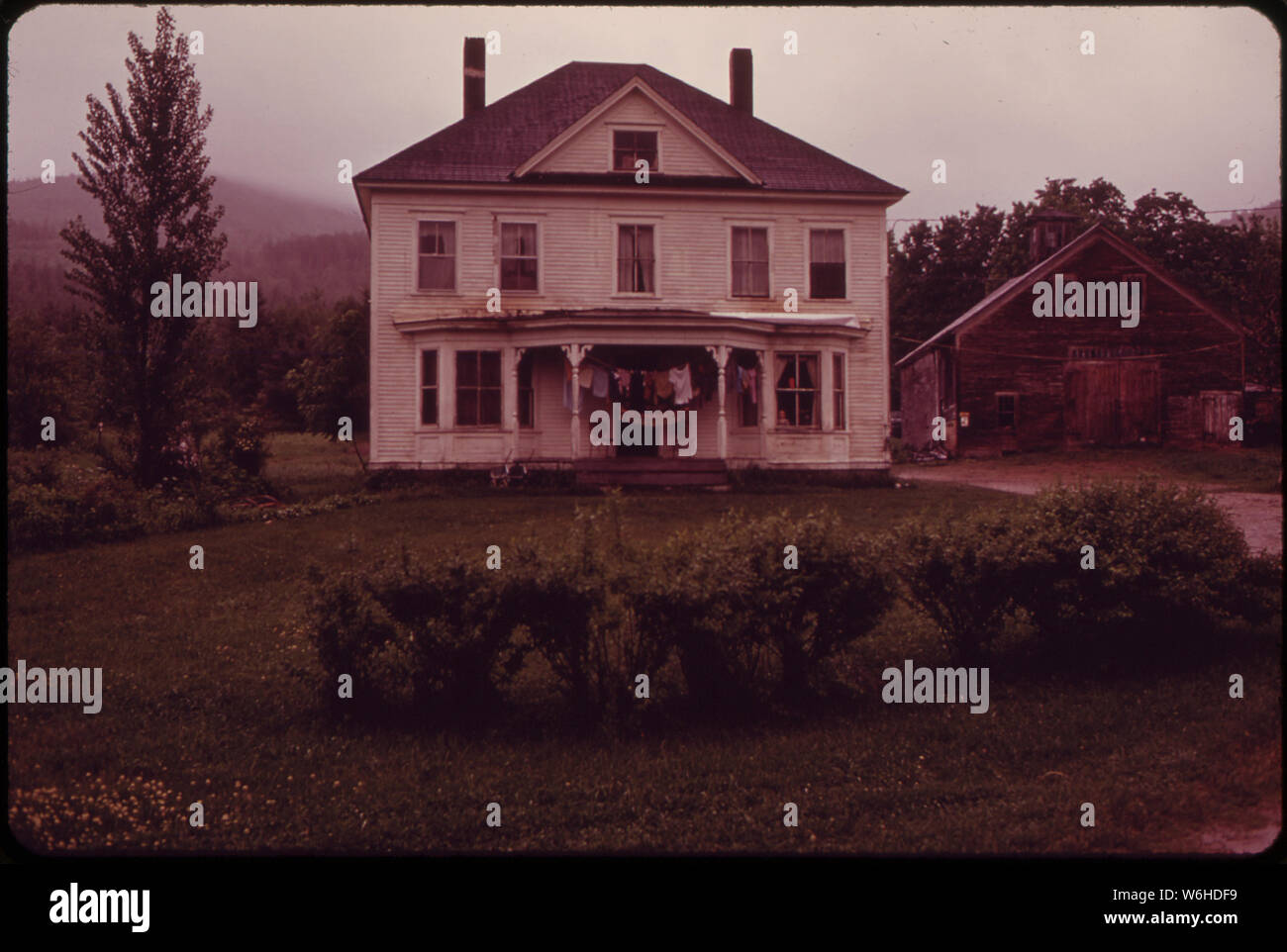 HOUSE IN GILEAD, A VILLAGE ON THE ANDROSCOGGIN RIVER Stock Photo Alamy
