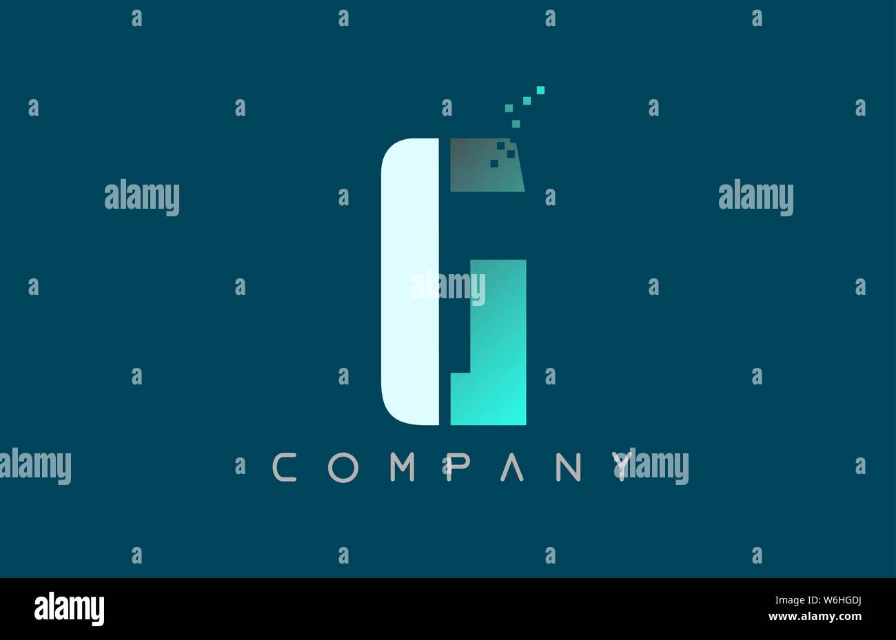 Blue Alphabet Letter G Logo Design Suitable For A Company Or Business Stock Vector Image Art Alamy