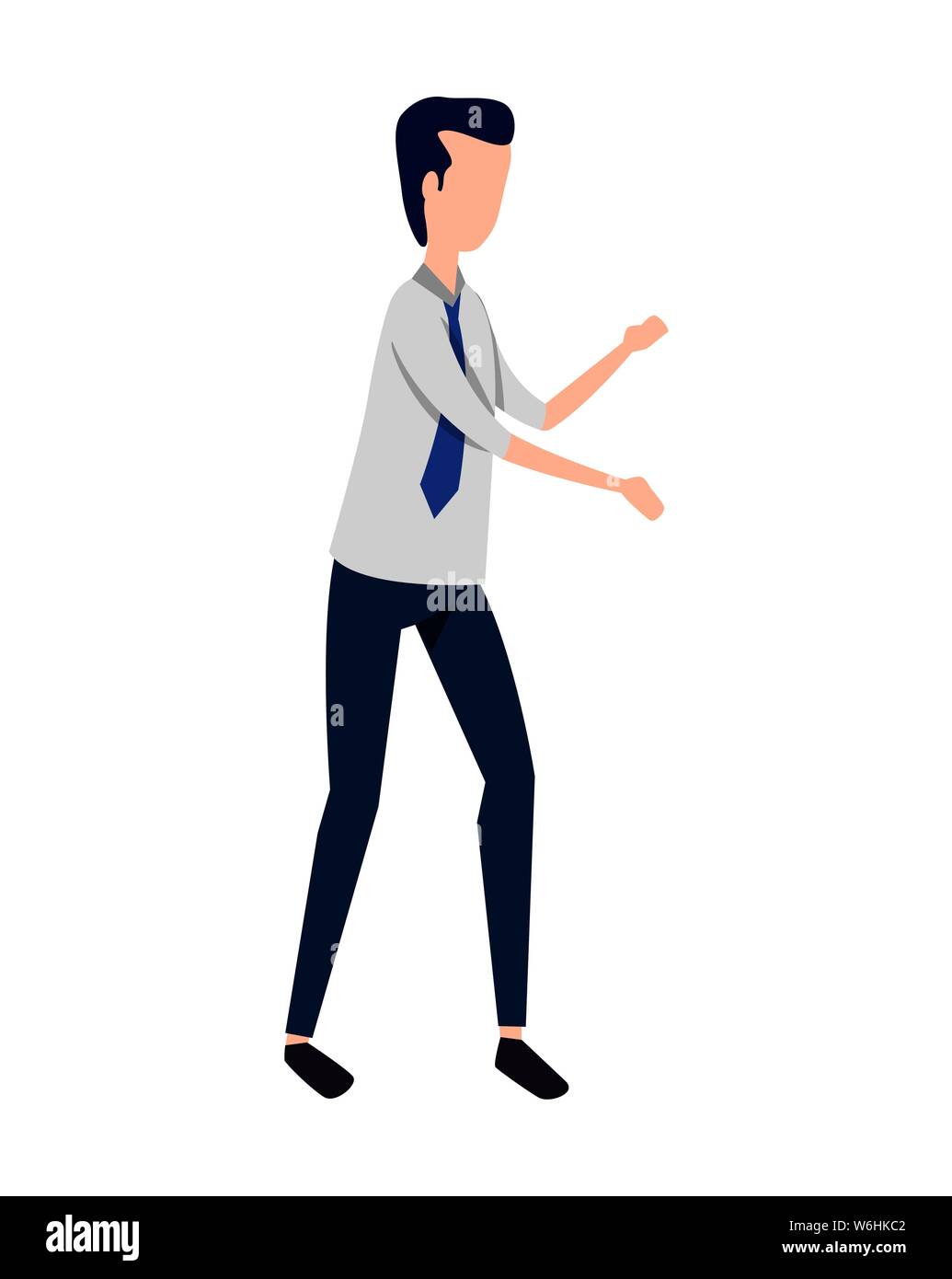 elegant young businessman avatar character Stock Vector Image & Art - Alamy