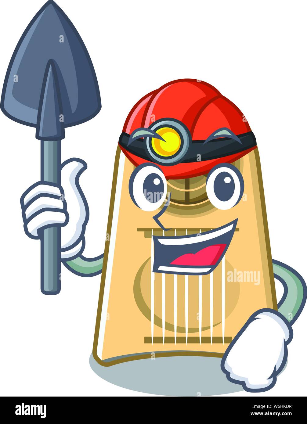 Miner egg slicer in the mascot shape Stock Vector Image & Art Alamy