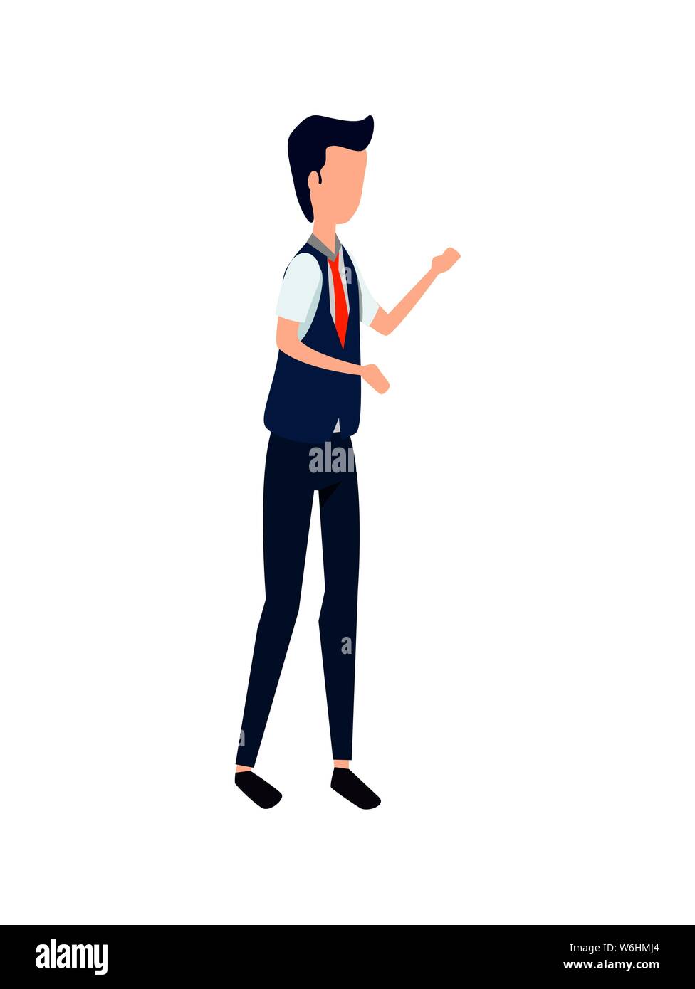 elegant young businessman avatar character Stock Vector Image & Art - Alamy