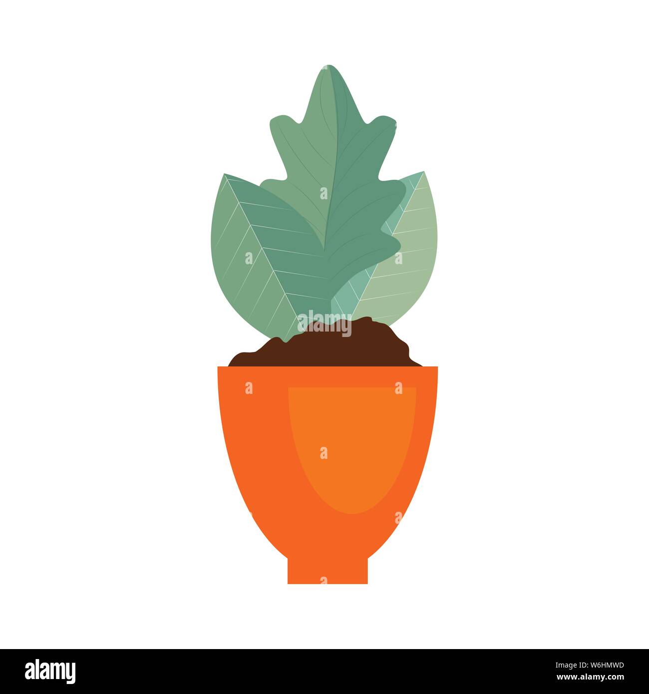 houseplant in pot natural icon Stock Vector Image & Art - Alamy