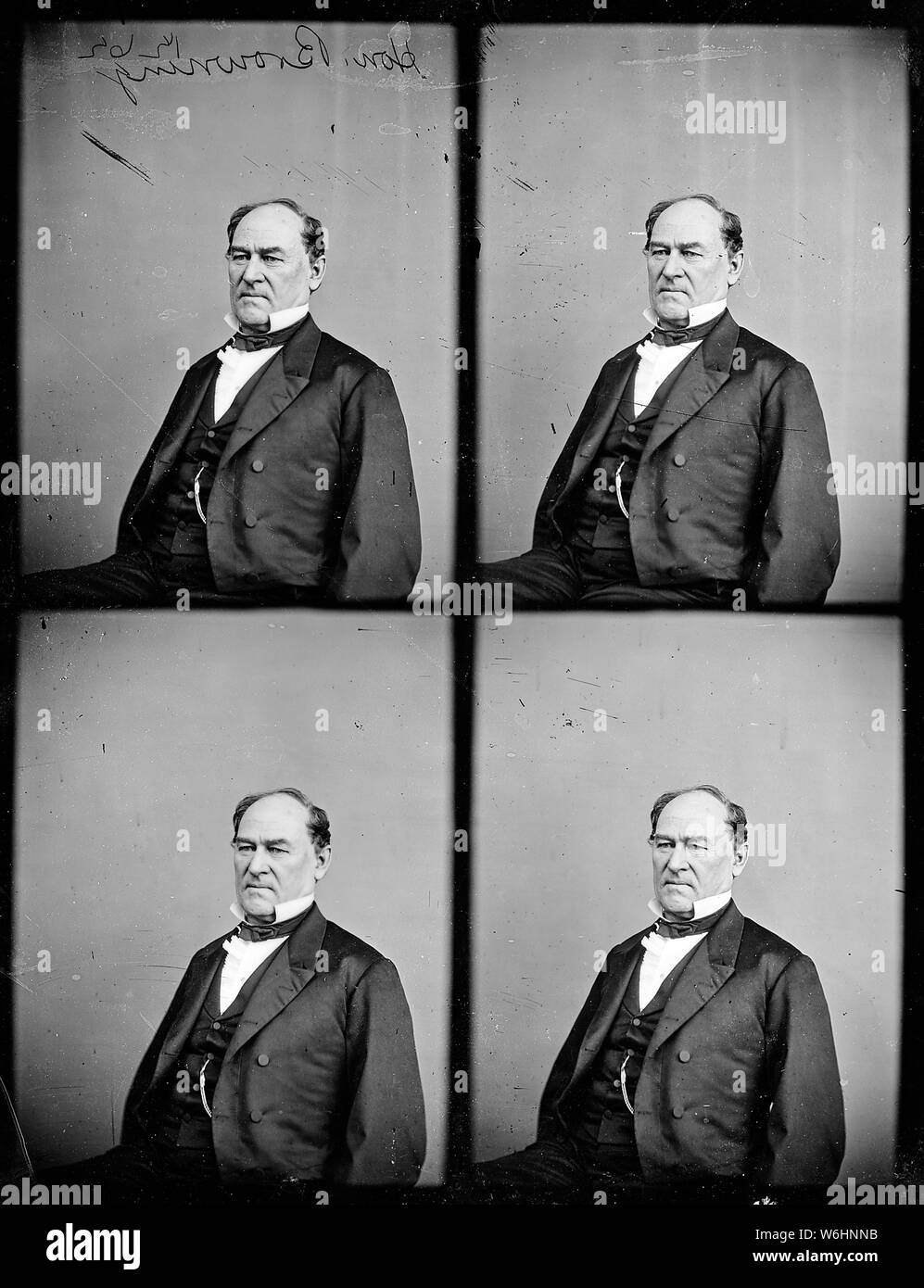 Hon. Orville H. Browning, Ill Stock Photo Alamy