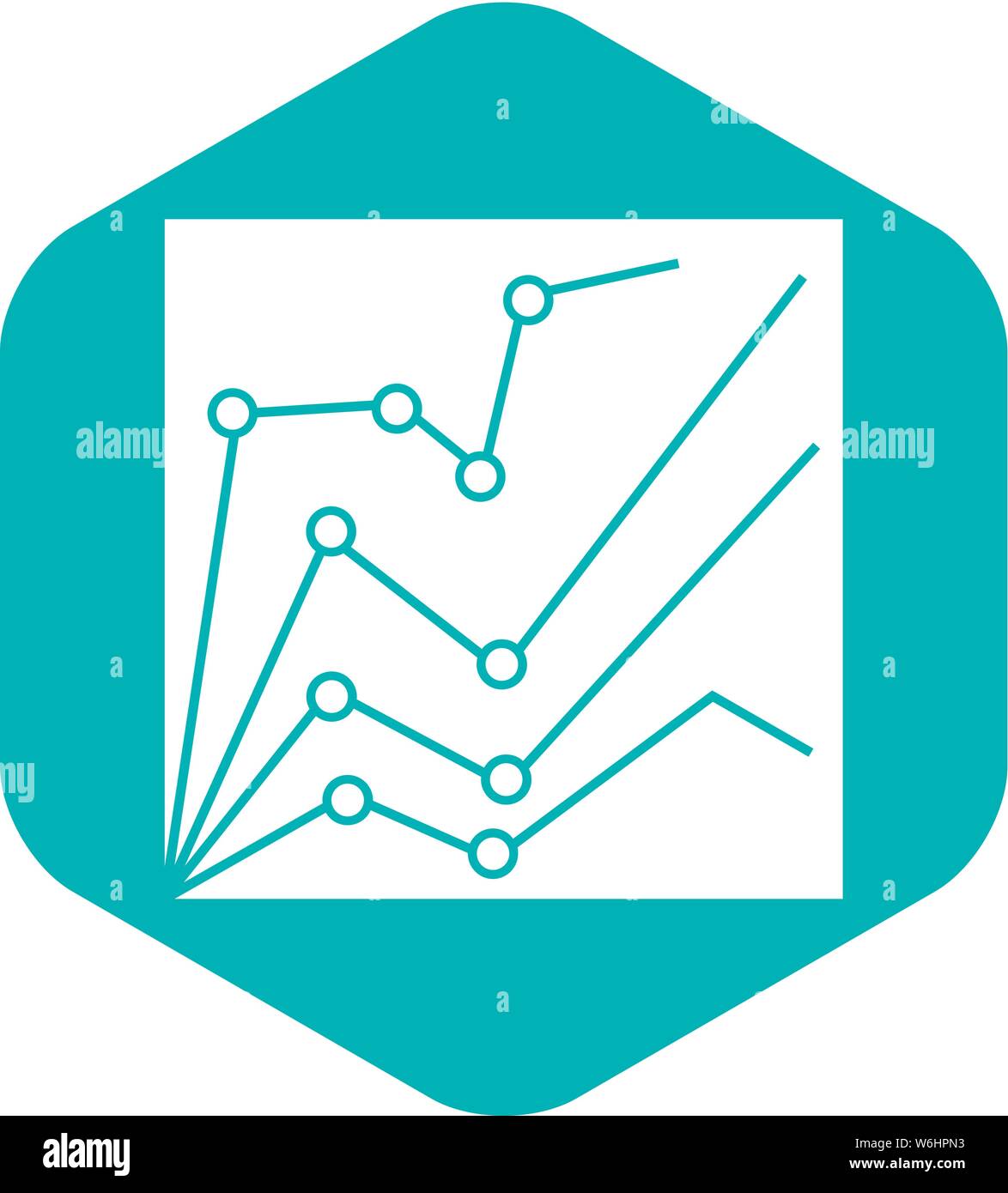 Financial statistics icon, simple style Stock Vector Image & Art - Alamy