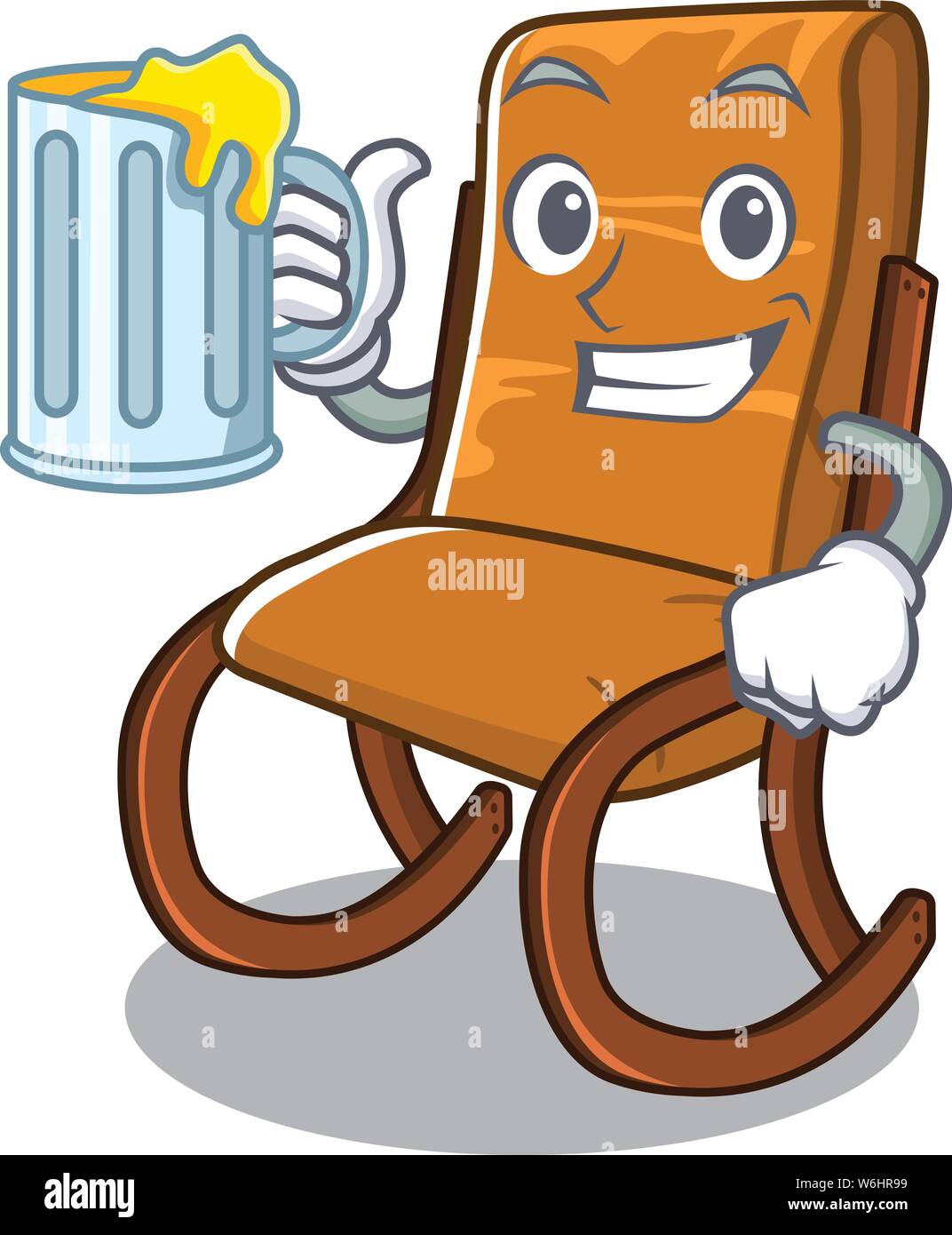 Rocking chair detail Cut Out Stock Images & Pictures - Alamy