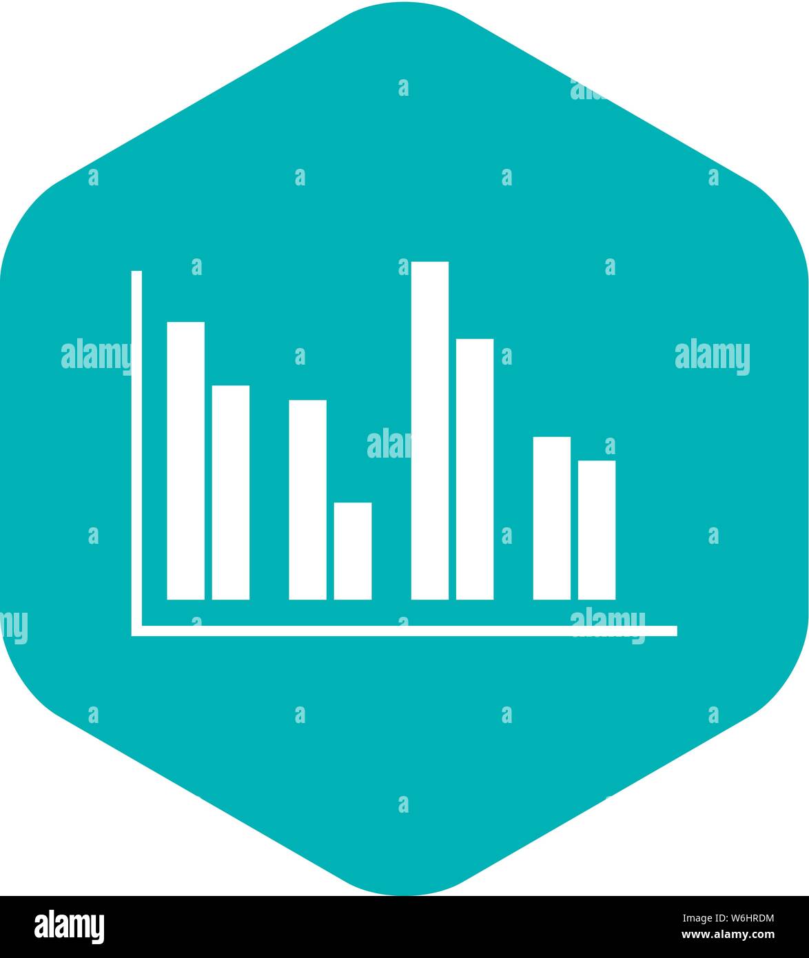 Financial analysis chart icon, simple style Stock Vector Image & Art ...