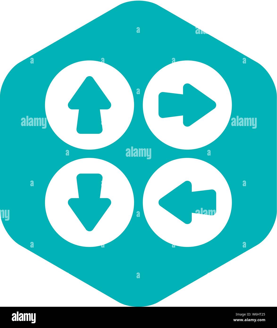 Arrow set icon, simple style Stock Vector Image & Art - Alamy