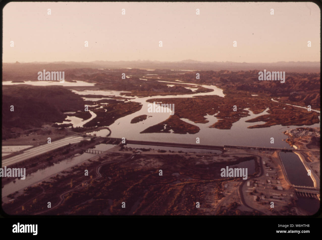 IMPERIAL DAMON THE COLORADO RIVER Stock Photo Alamy