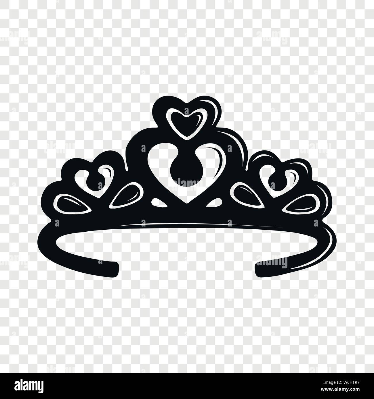 Tiara crown icon, simple black style Stock Vector Image & Art Alamy