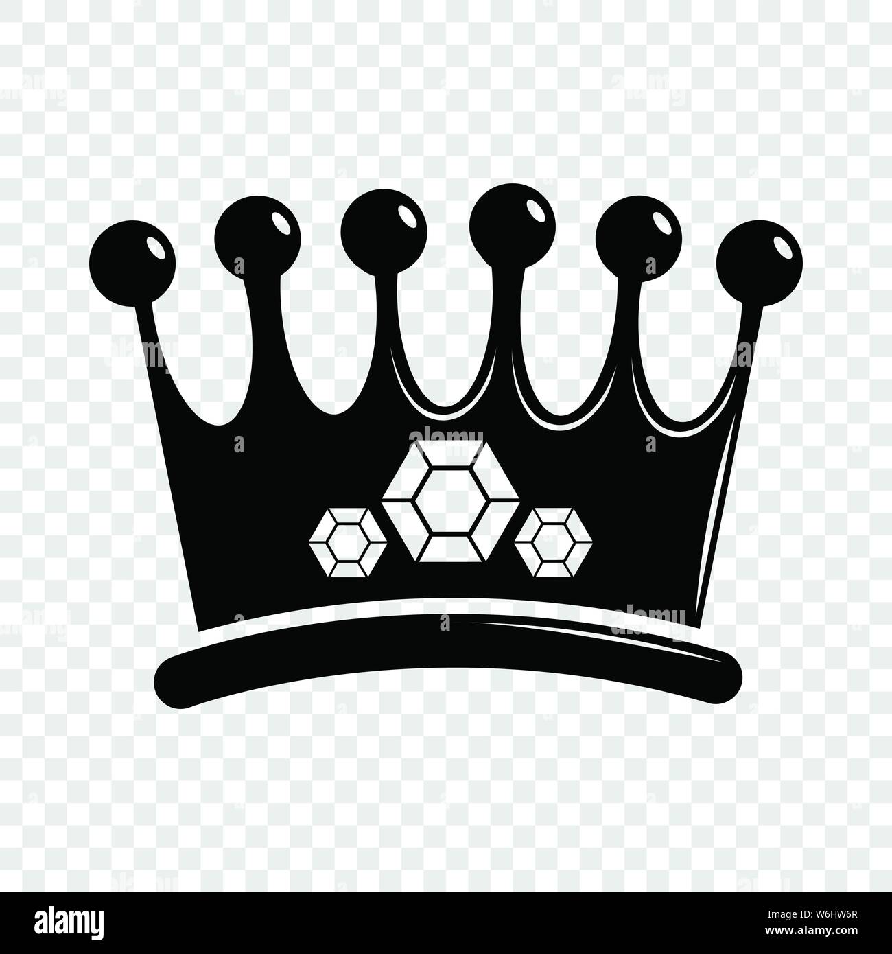 Crown icon, simple black style Stock Vector Image & Art - Alamy