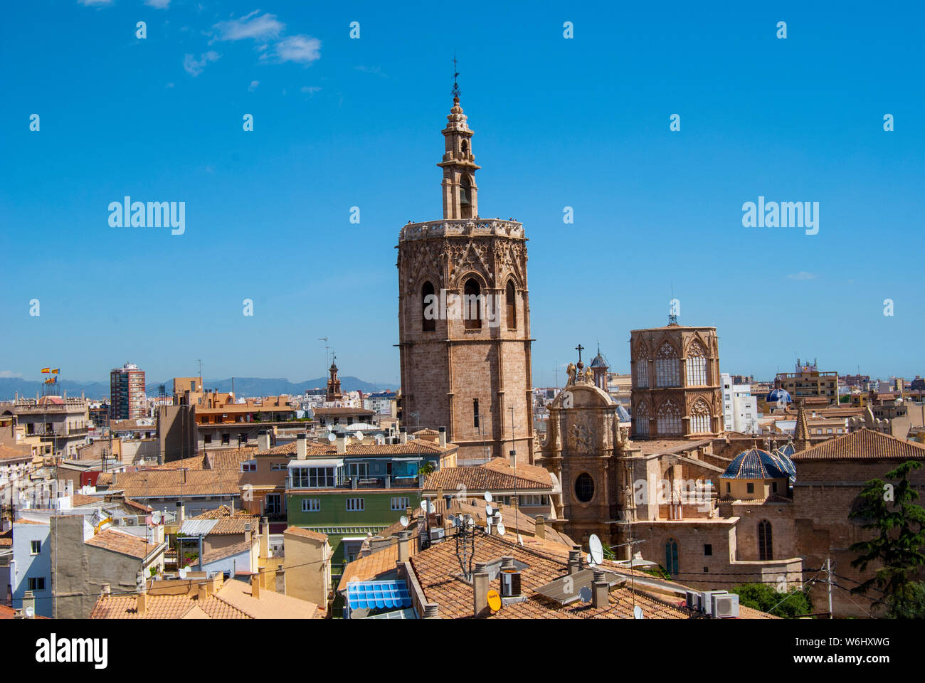 Valencia Cathedral Stock Photo