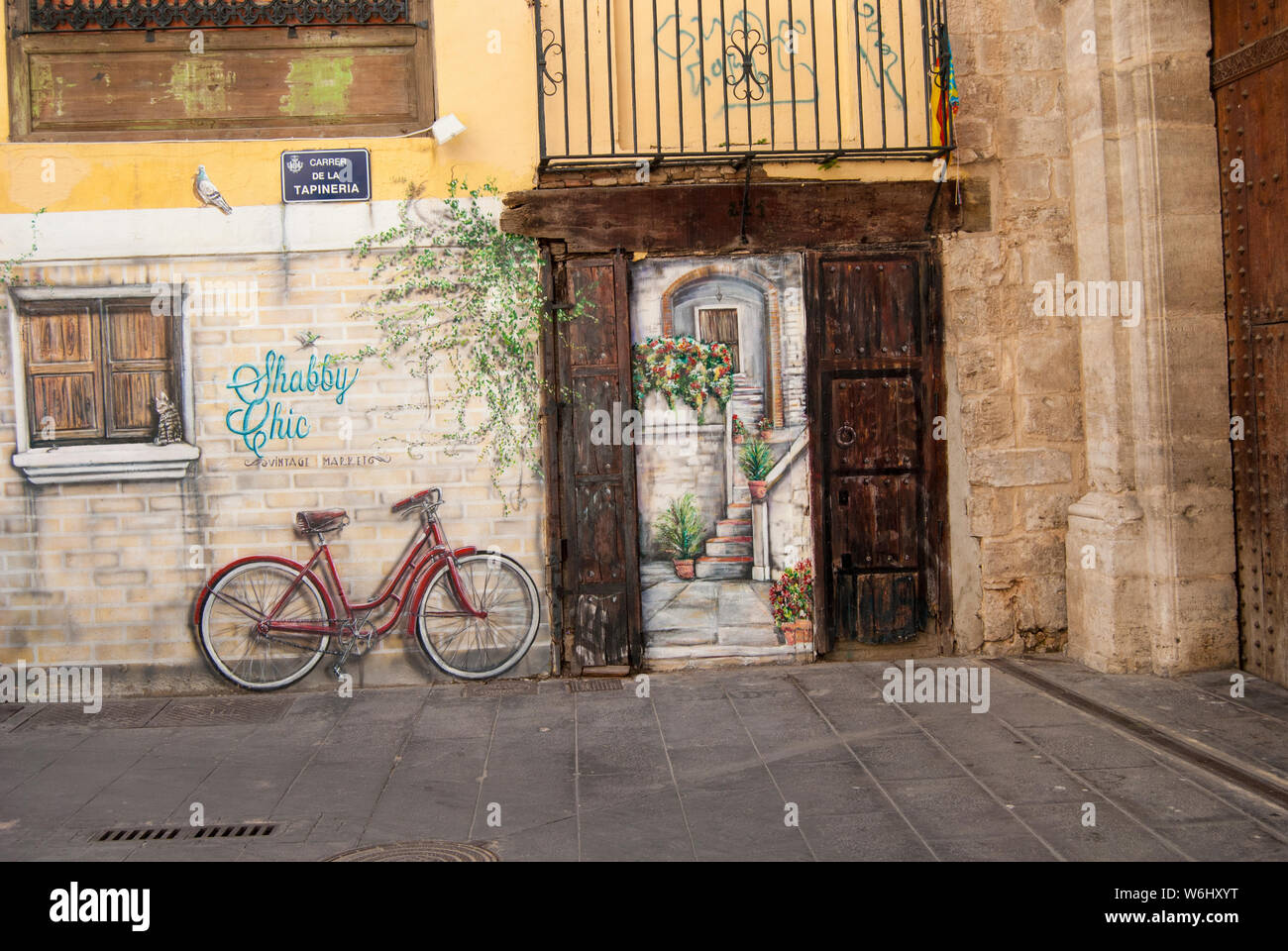 Valencia graffiti Stock Photo