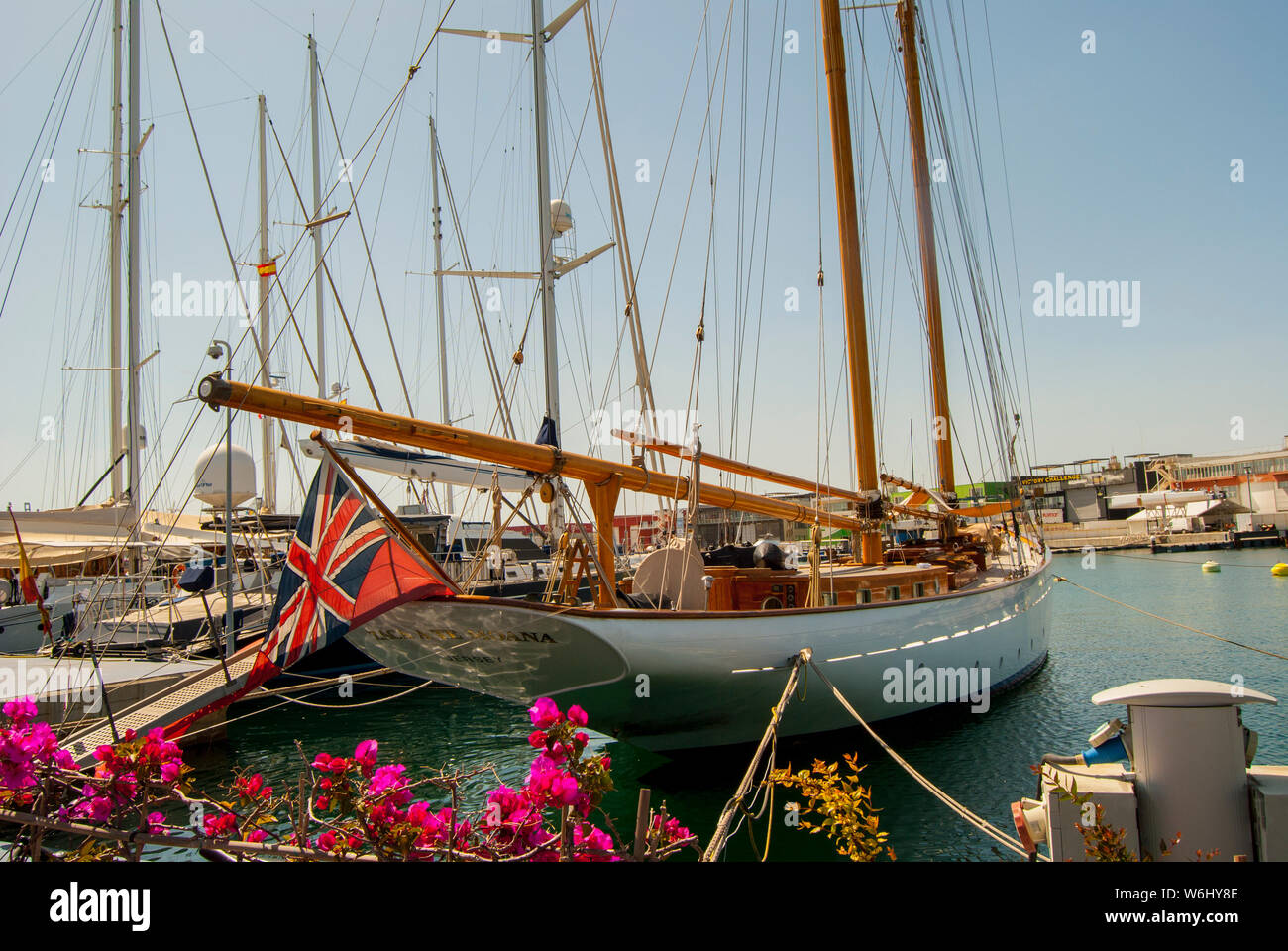 Boats Valencia, Spain Stock Photo