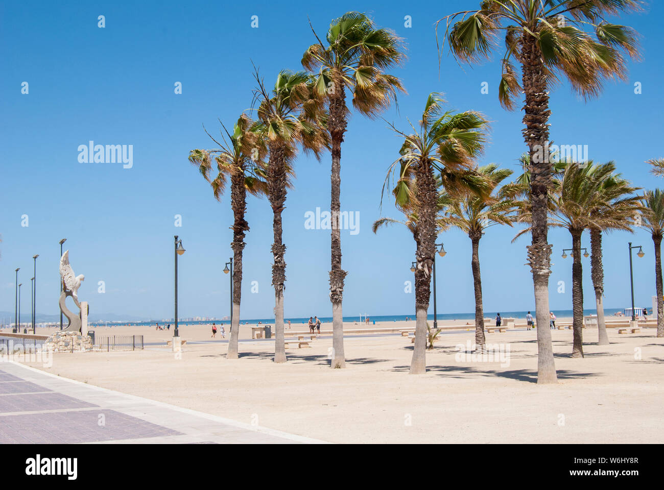 Valencia beach, Spain Stock Photo