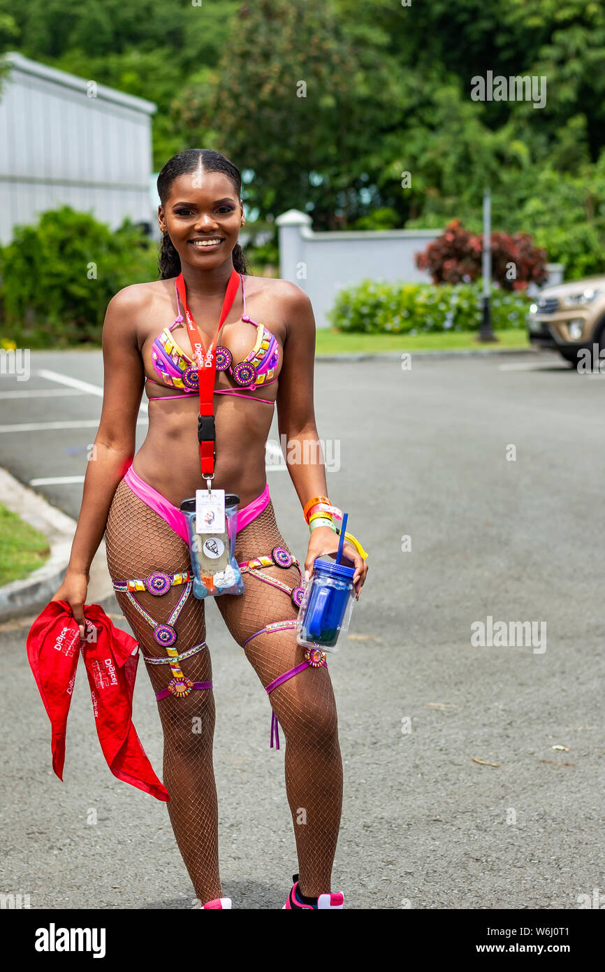 St Lucia Carnival Day Two Stock Photo Alamy