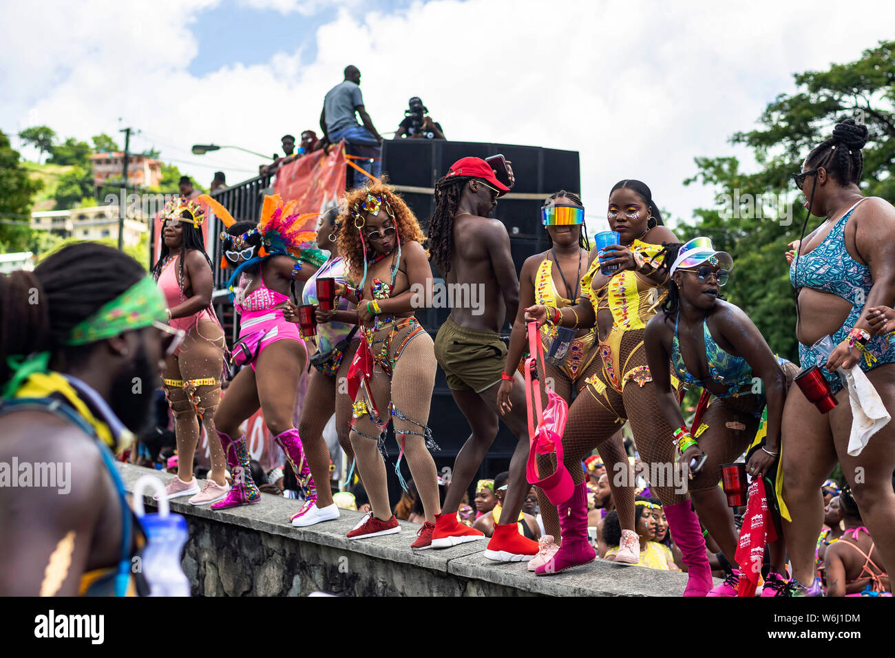 St. Lucia Carnival 2019Day Two Stock Photo Alamy