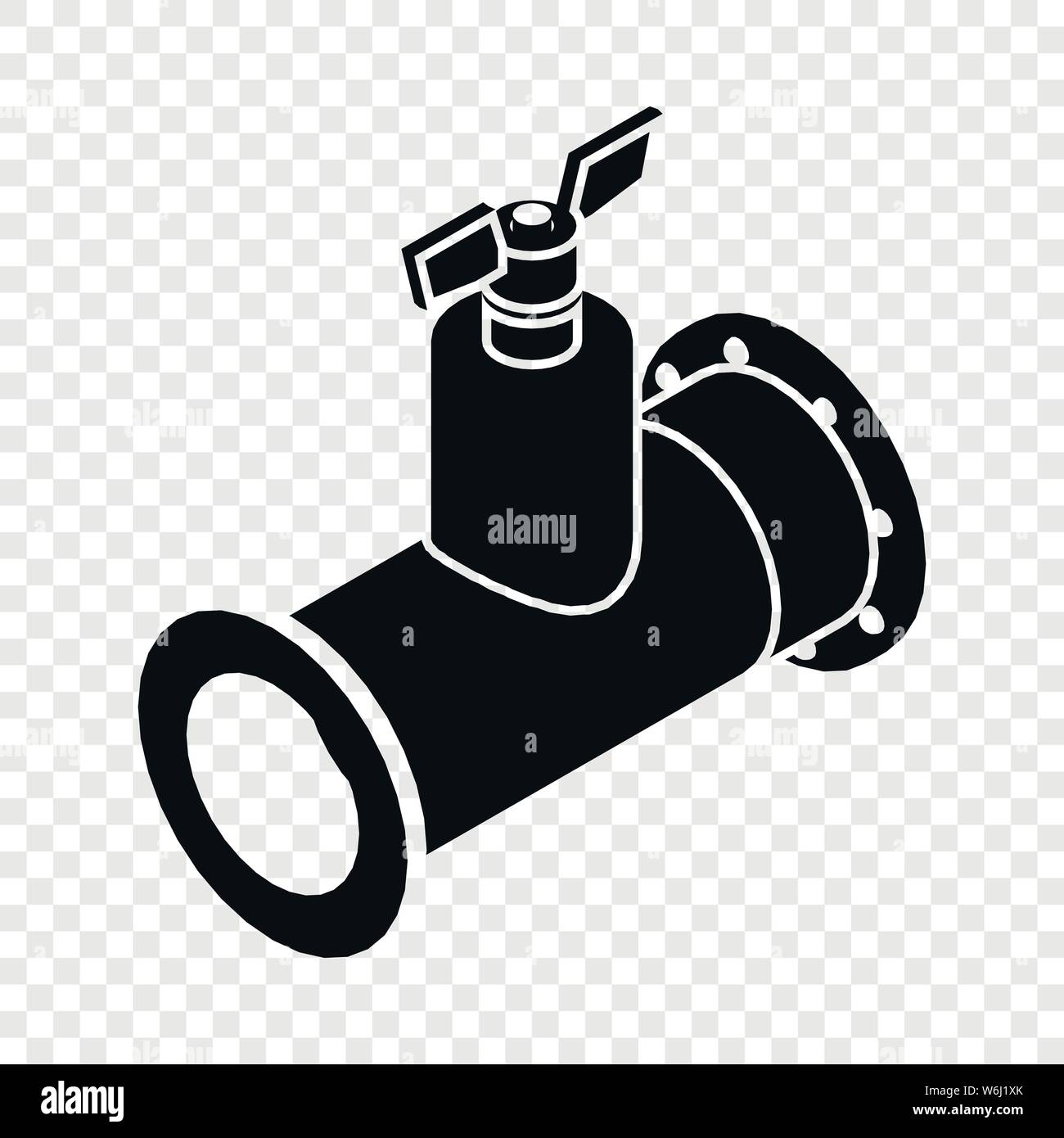Pipe tap icon, simple black style Stock Vector Image & Art Alamy