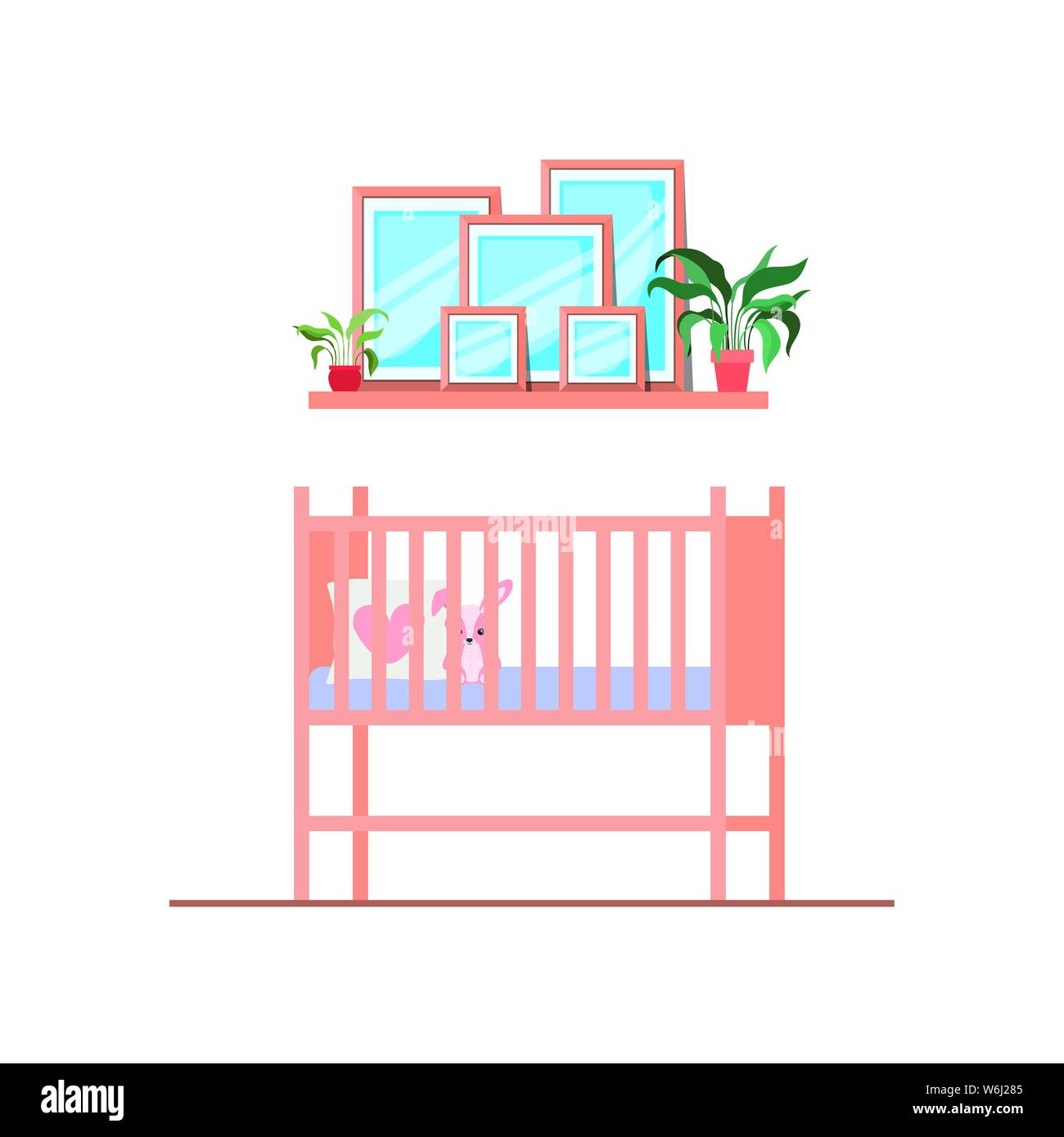 Isolated baby cradle design vector illustration Stock Vector Image & Art Alamy