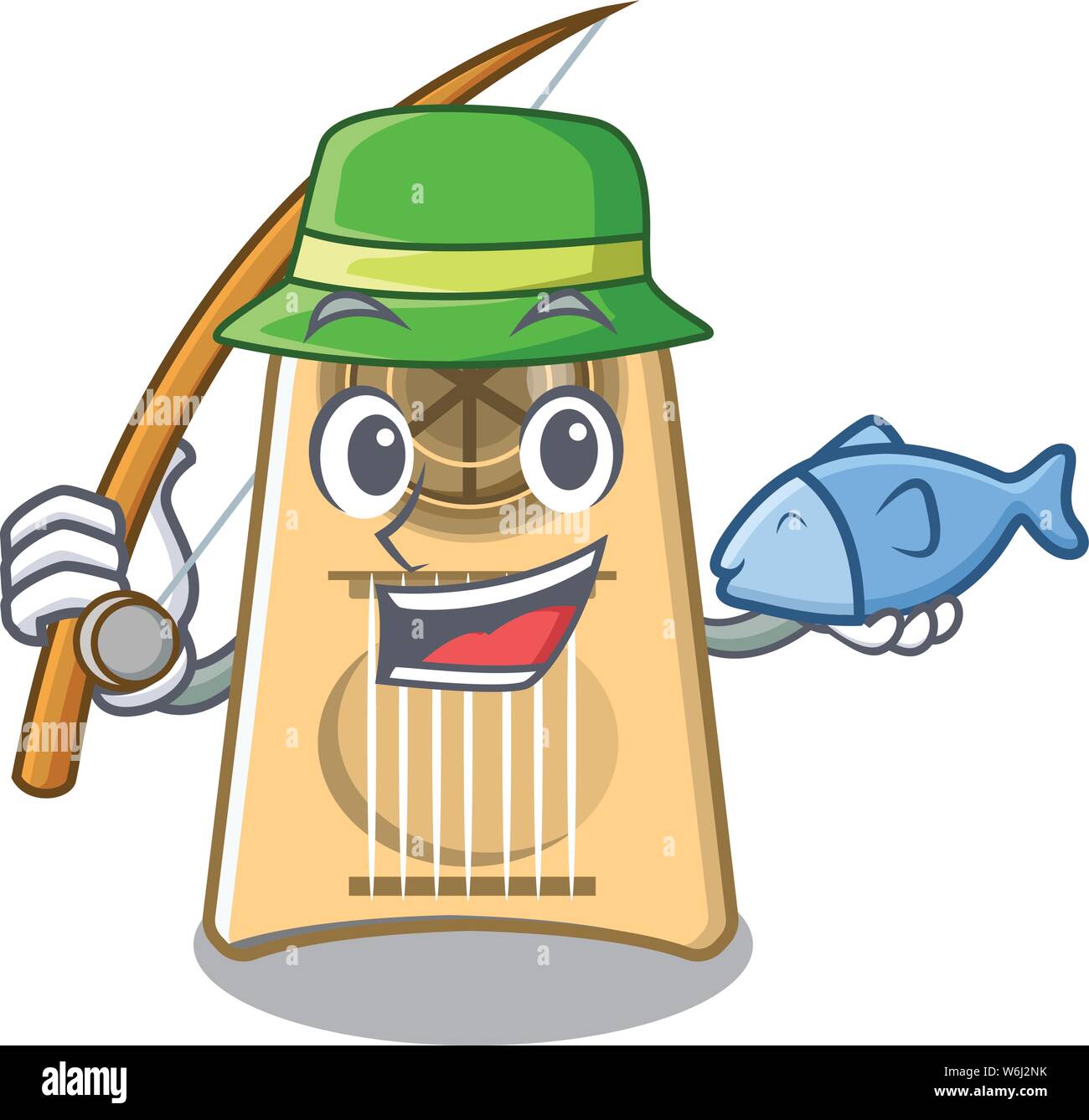 Fishing egg slicer in the mascot shape Stock Vector Image & Art Alamy
