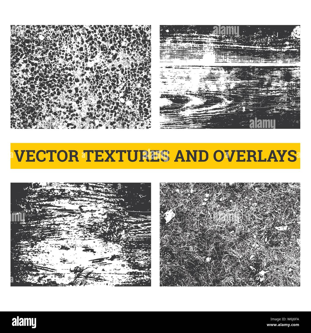 Picture of Abstract halftone vector illustration. Grunge textures and overlays for ...