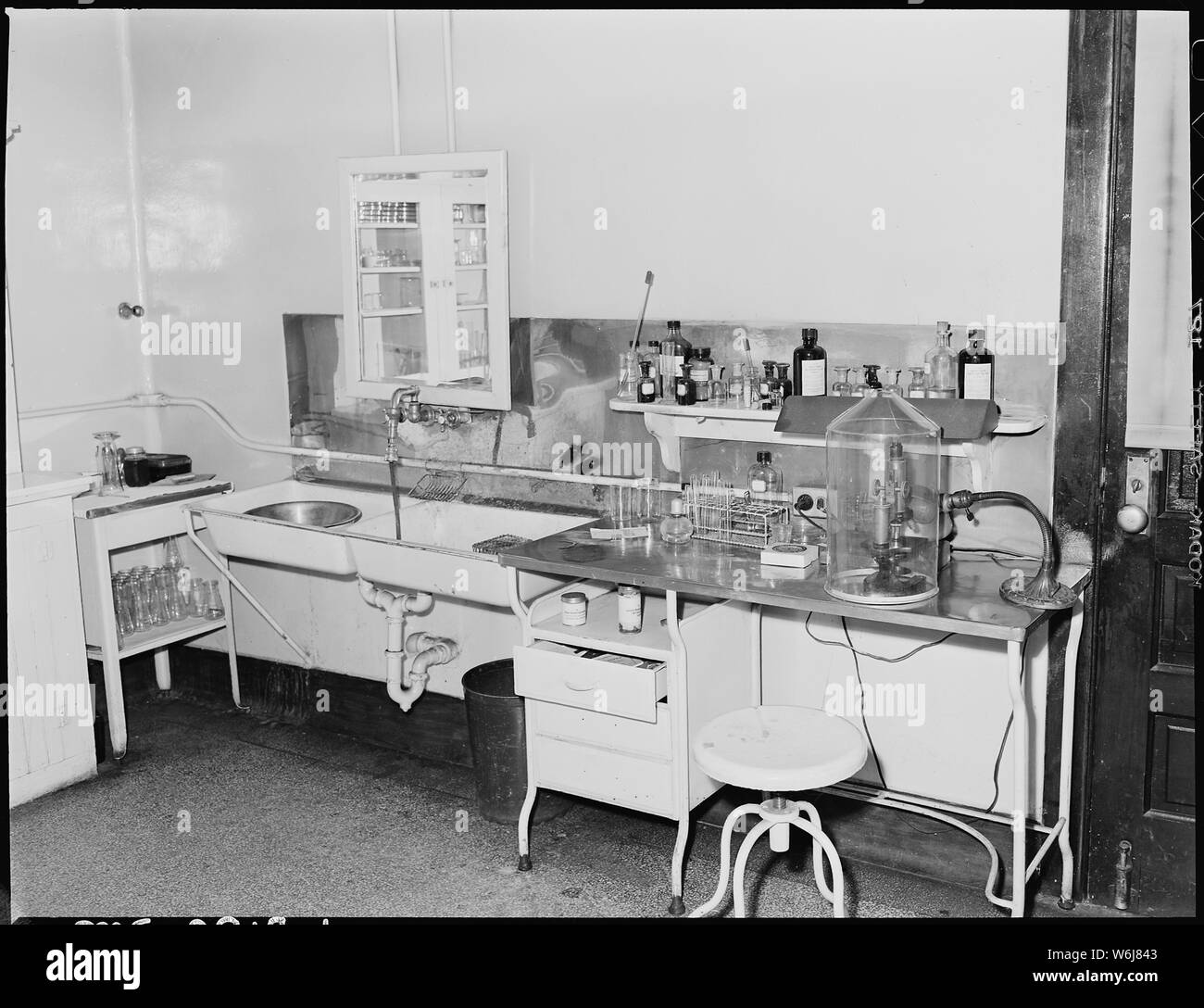 Laboratory of company owned hospital. U.S. Coal & Coke Company, U.S