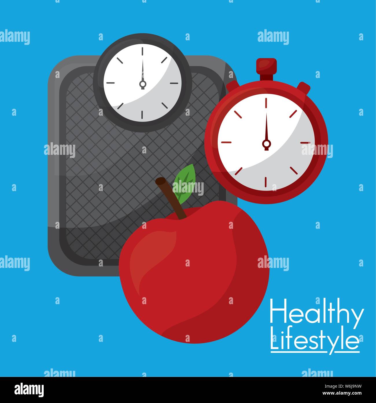 Healthy lifestyle vector design Stock Vector Image & Art - Alamy