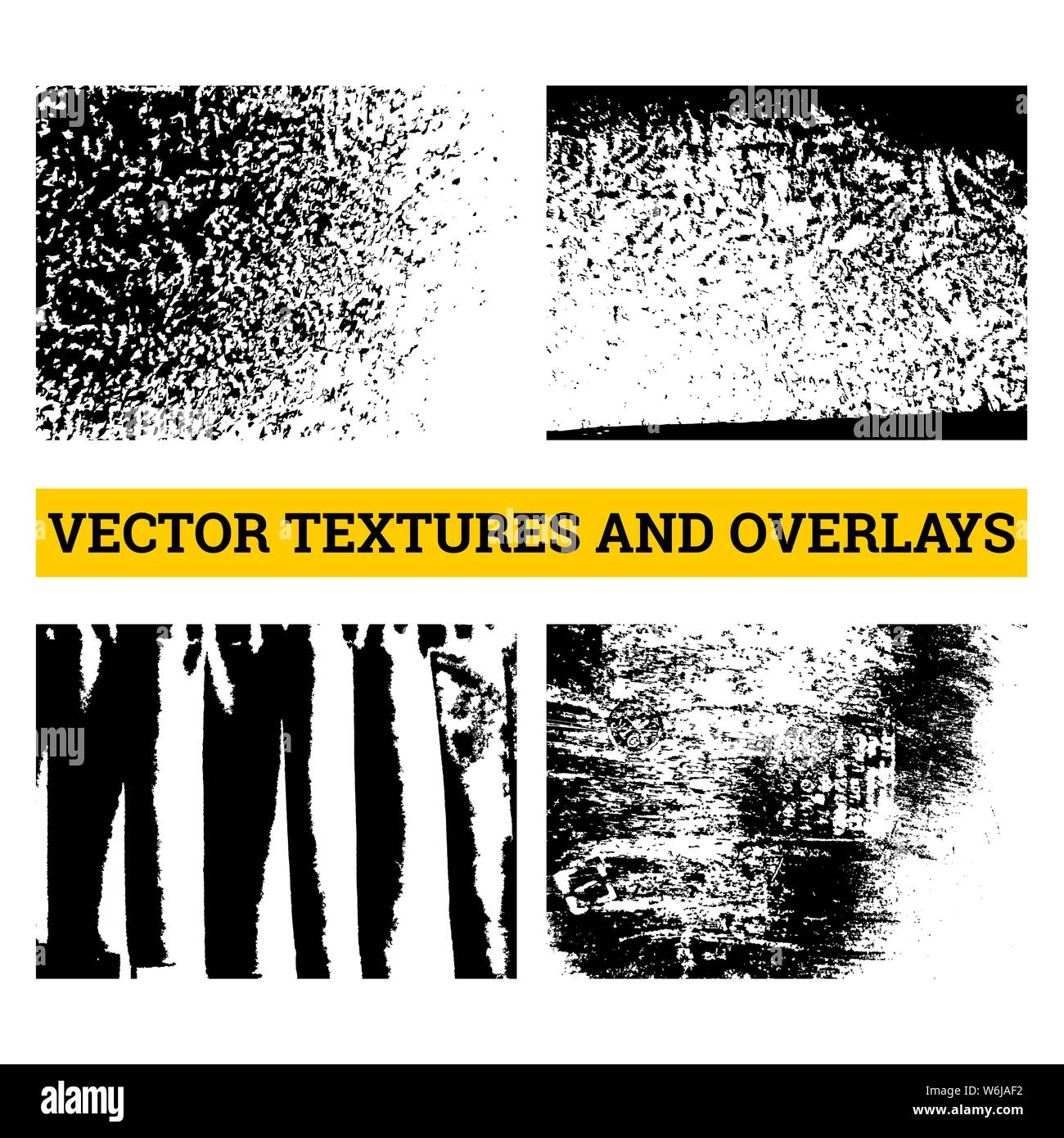 Abstract halftone vector illustration. Grunge textures and overlays for ... - Vector Style Texture Overlay